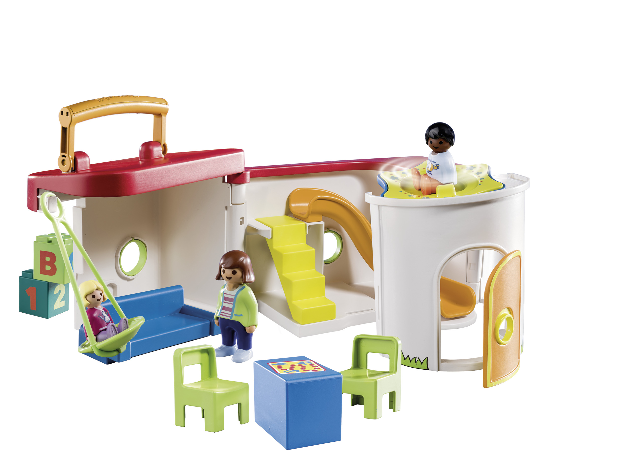 Playmobil 1.2.3  Παιδικός Σταθμός-Βαλιτσάκι 70399 - Playmobil, Playmobil 1.2.3