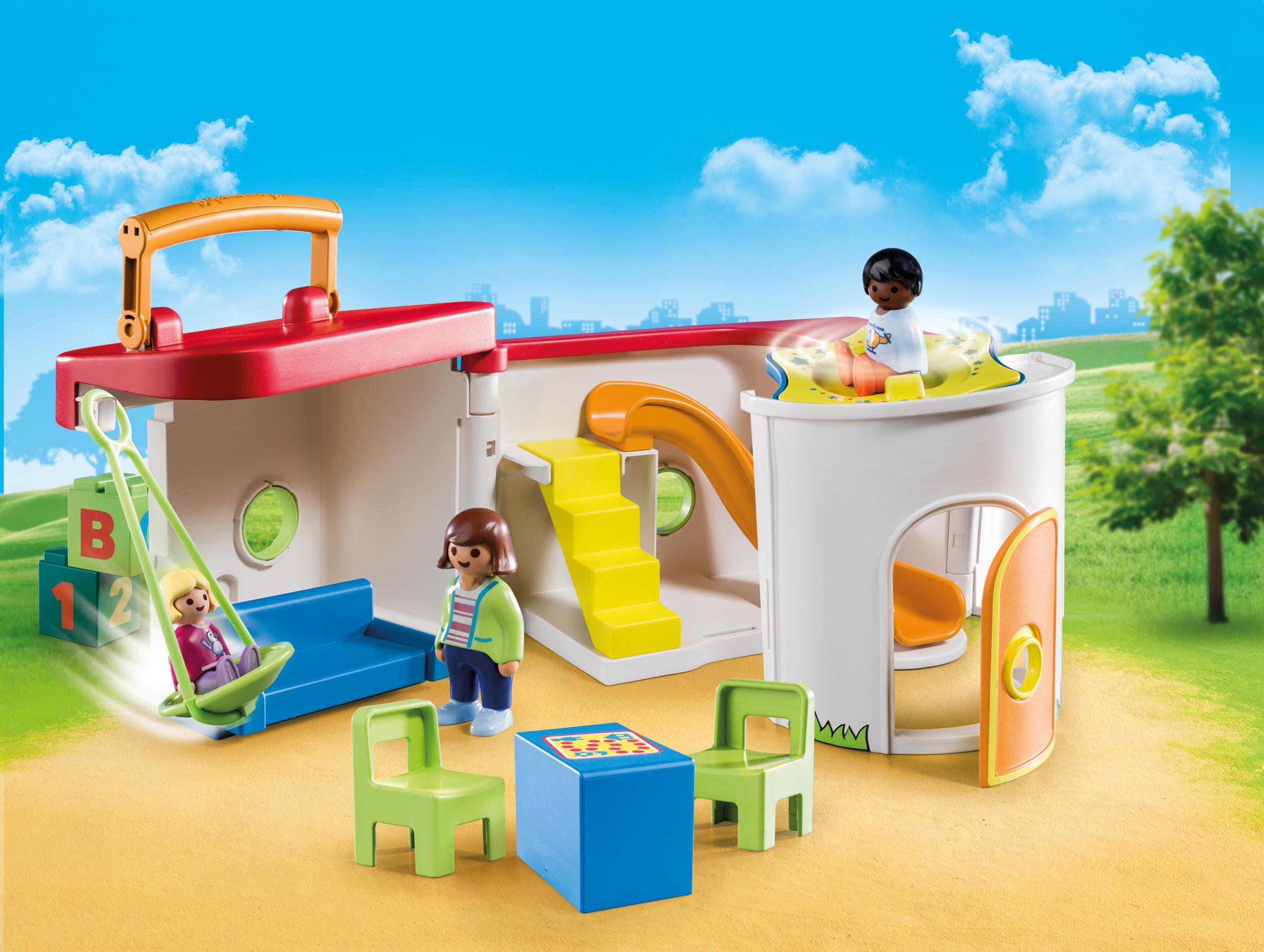 Playmobil 1.2.3  Παιδικός Σταθμός-Βαλιτσάκι 70399 - Playmobil, Playmobil 1.2.3