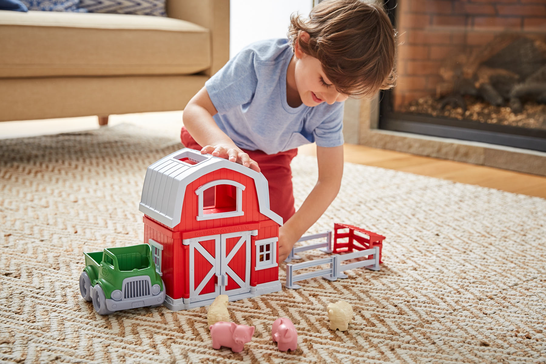 Green Toys: Φάρμα Playset PFRM-1158 - Green Toys