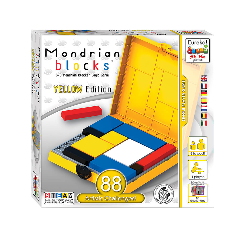 Ah!Ha Mondrian Blocks -Yellow Edition 473554 - Ah! Ha Games