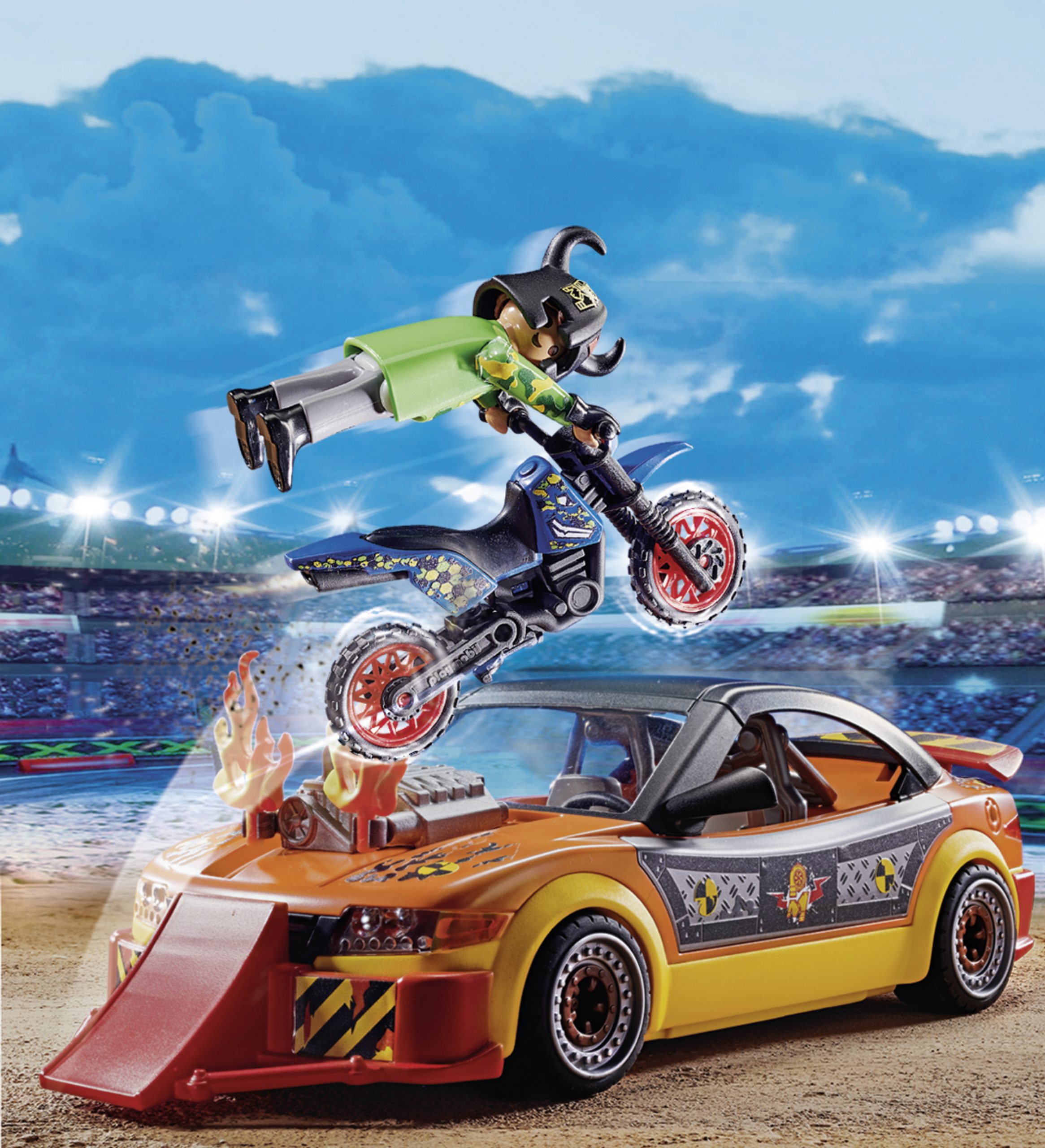 Playmobil Stunt Show Όχημα Ακροβατικών 70551 - Playmobil, Playmobil Stunt Show