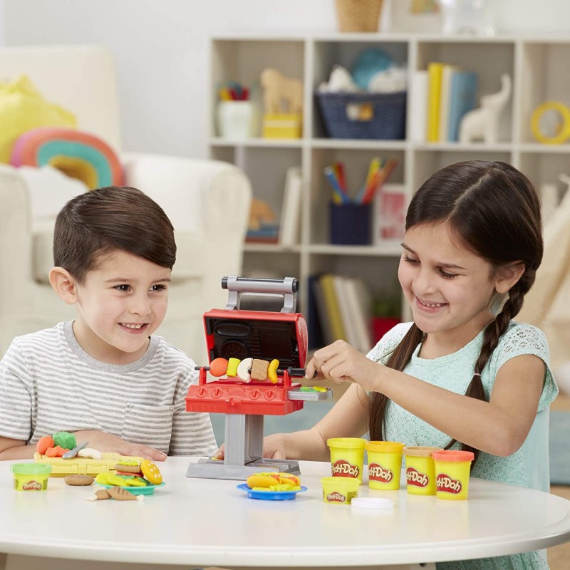 Play-Doh Kitchen Creations Grill N Stamp Playset F0652 - Play-Doh