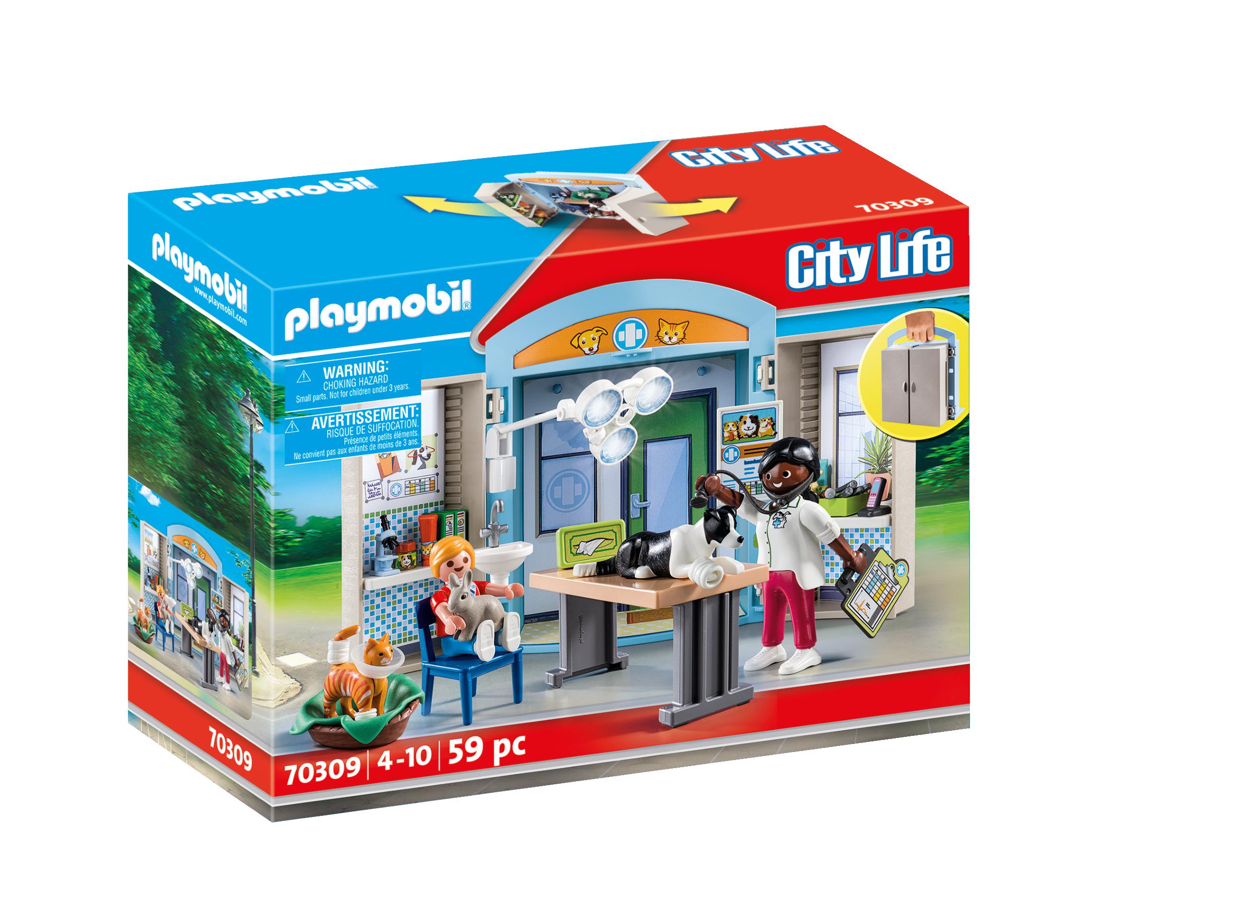 Playmobil City Life Play Box "Κτηνιατρείο" 70309 - Playmobil, Playmobil City Life