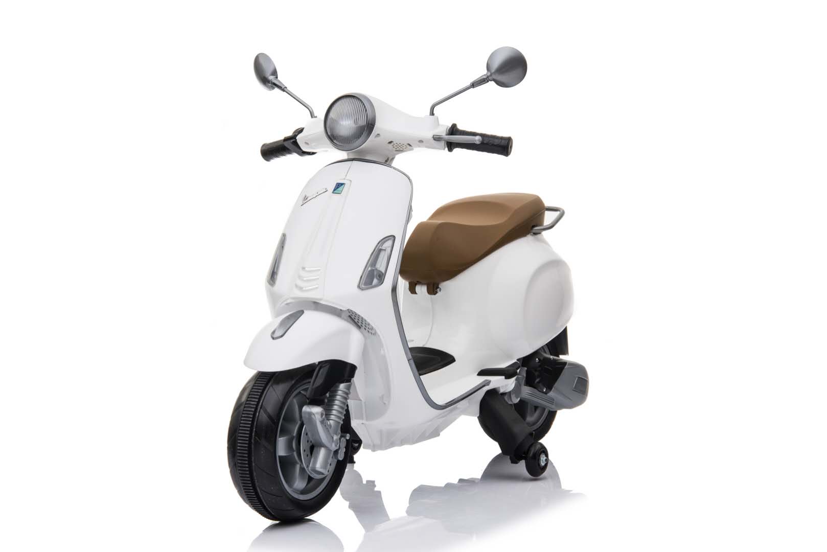 Vespa 12v Άσπρη License Με Φώτα & Μουσική - Zita Toys