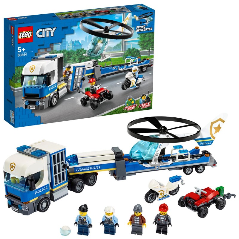 LEGO City Police Μεταφορικό Αστυνομικού Ελικοπτέρου 60244 - LEGO, LEGO City
