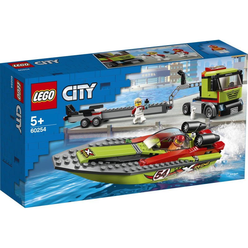 LEGO City Great Vehicles Μεταφορικό Αγωνιστικού Σκάφους 60254 - LEGO, LEGO City