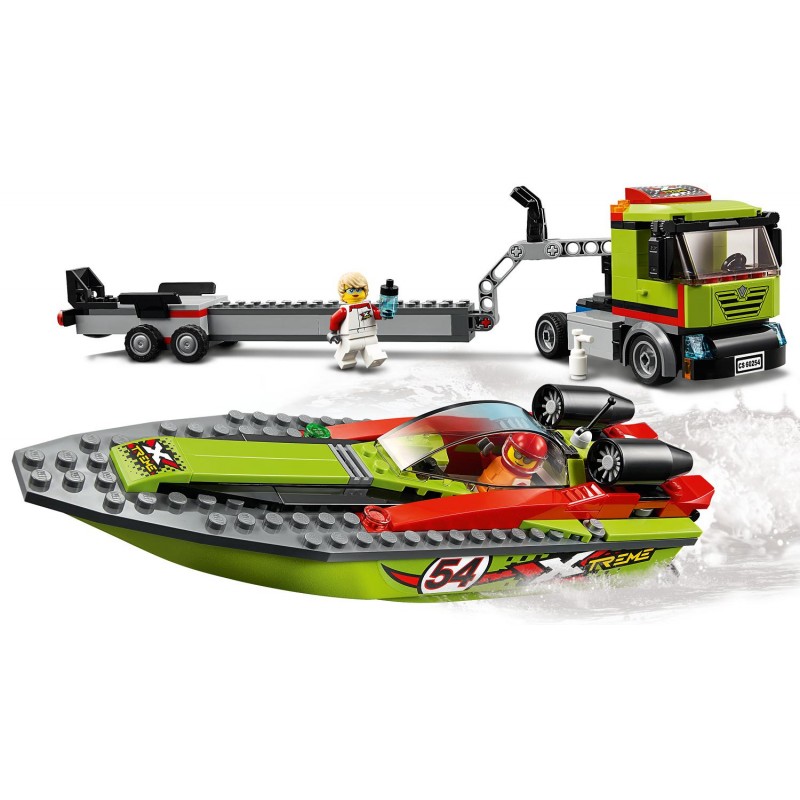 LEGO City Great Vehicles Μεταφορικό Αγωνιστικού Σκάφους 60254 - LEGO, LEGO City