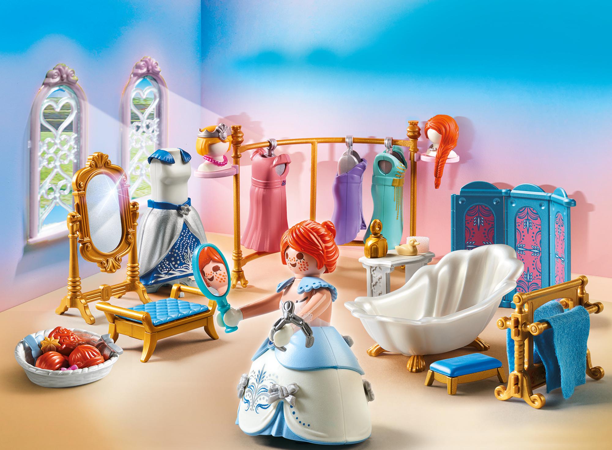 Playmobil Princess Πριγκιπικό λουτρό με βεστιάριο 70454 - Playmobil, Playmobil Princess