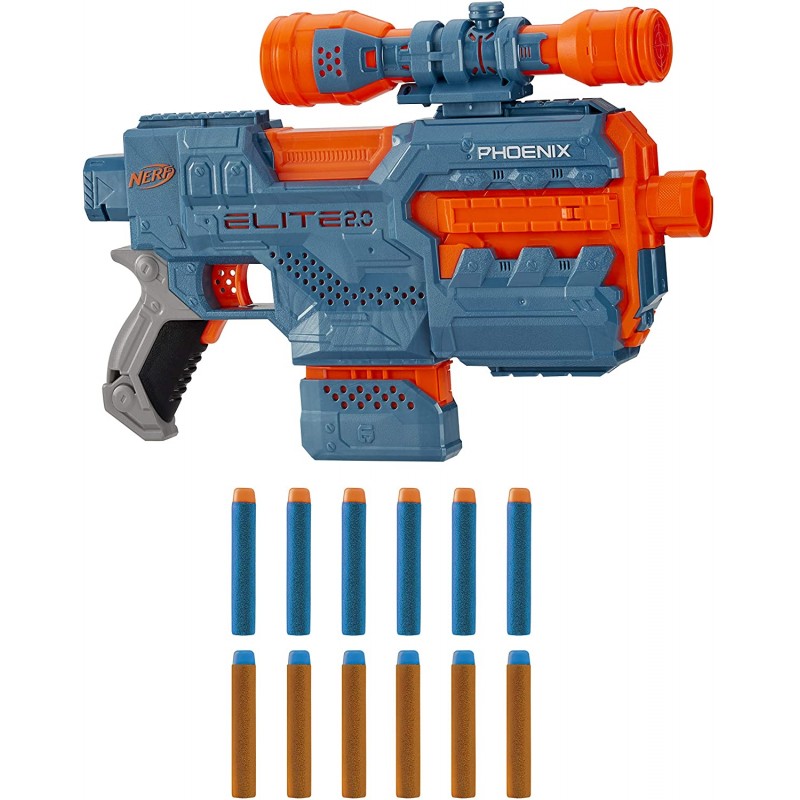 Nerf Elite 2.0 Phoenix Cs-6 Με 12 Βελάκια, 6-Βελάκια E9961 - NERF