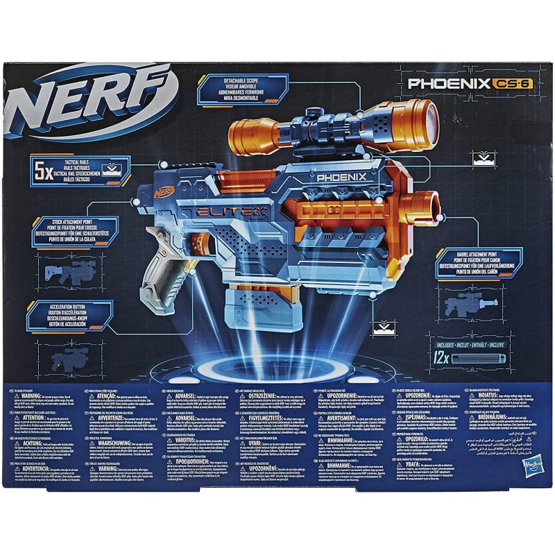 Nerf Elite 2.0 Phoenix Cs-6 Με 12 Βελάκια, 6-Βελάκια E9961 - NERF