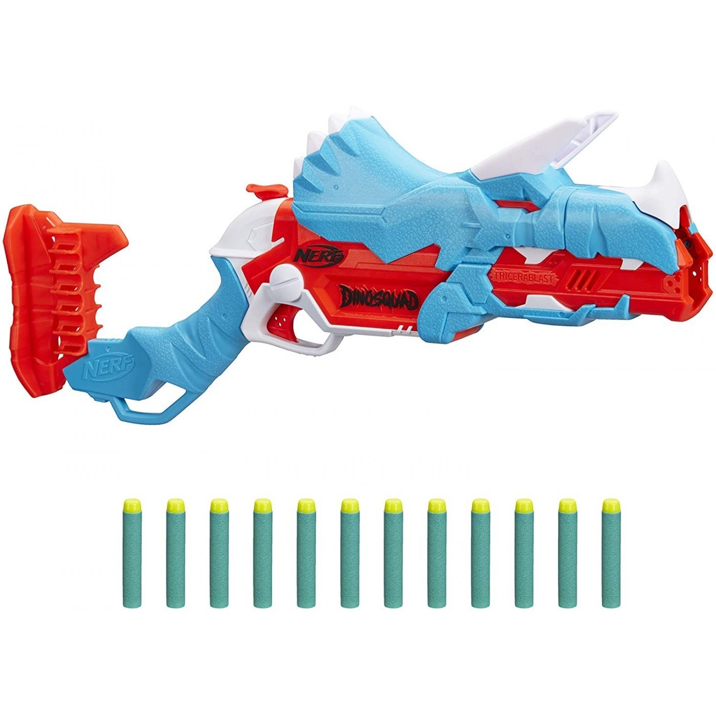 NERF Nerf Dinosquad Tricerablast 12 Βελάκια Nerf F0803