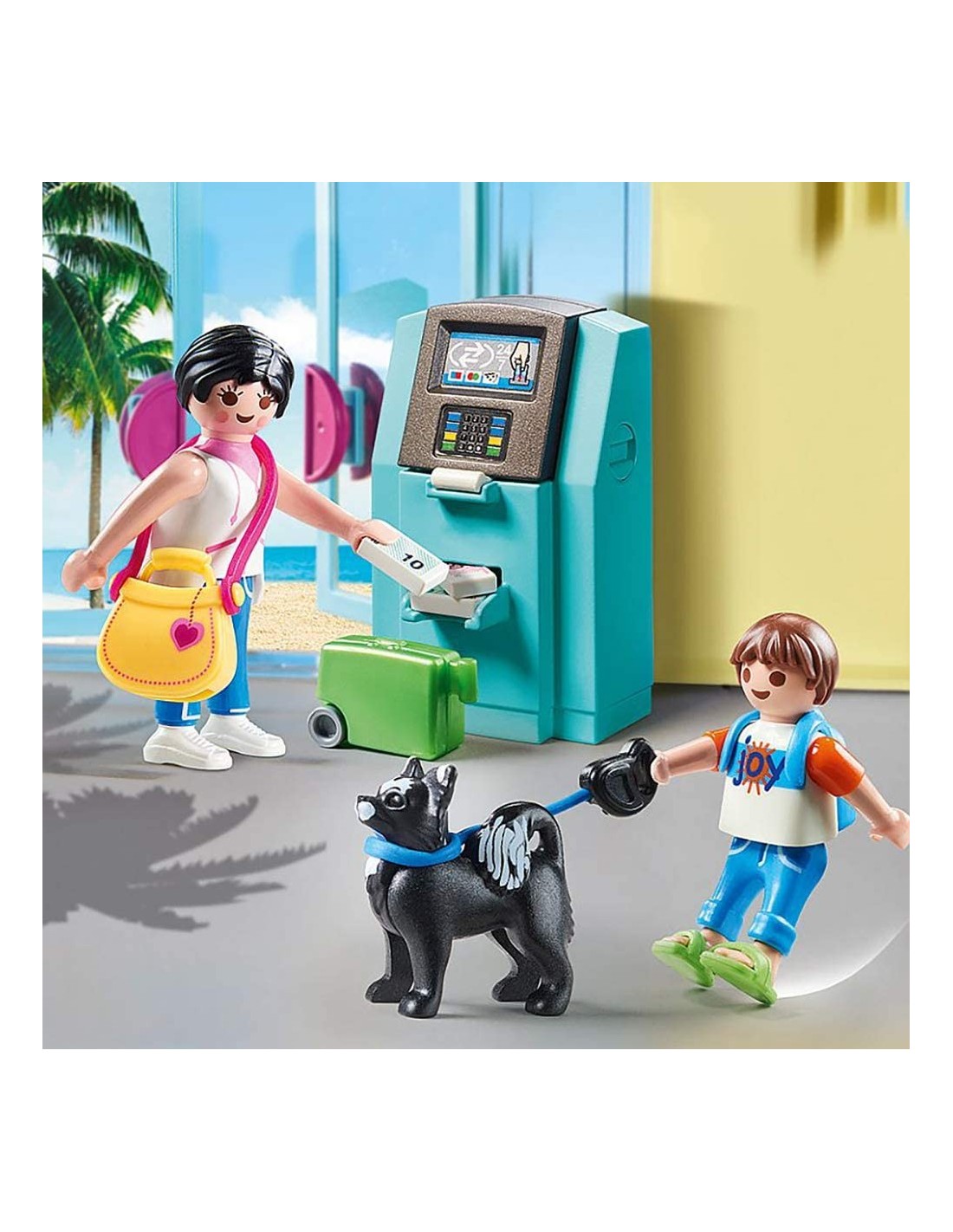 Playmobil Family Fun Τουρίστες Στο ATM 70439 - Playmobil, Playmobil Family Fun