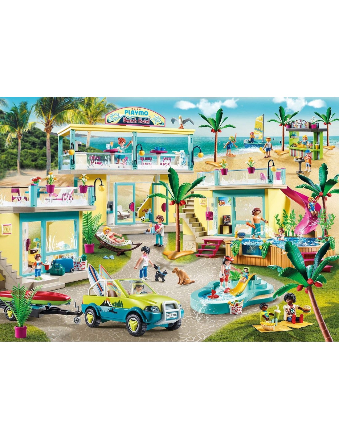 Playmobil Family Fun Παραθαλάσσιο Ξενοδοχείο 70434 - Playmobil, Playmobil Family Fun