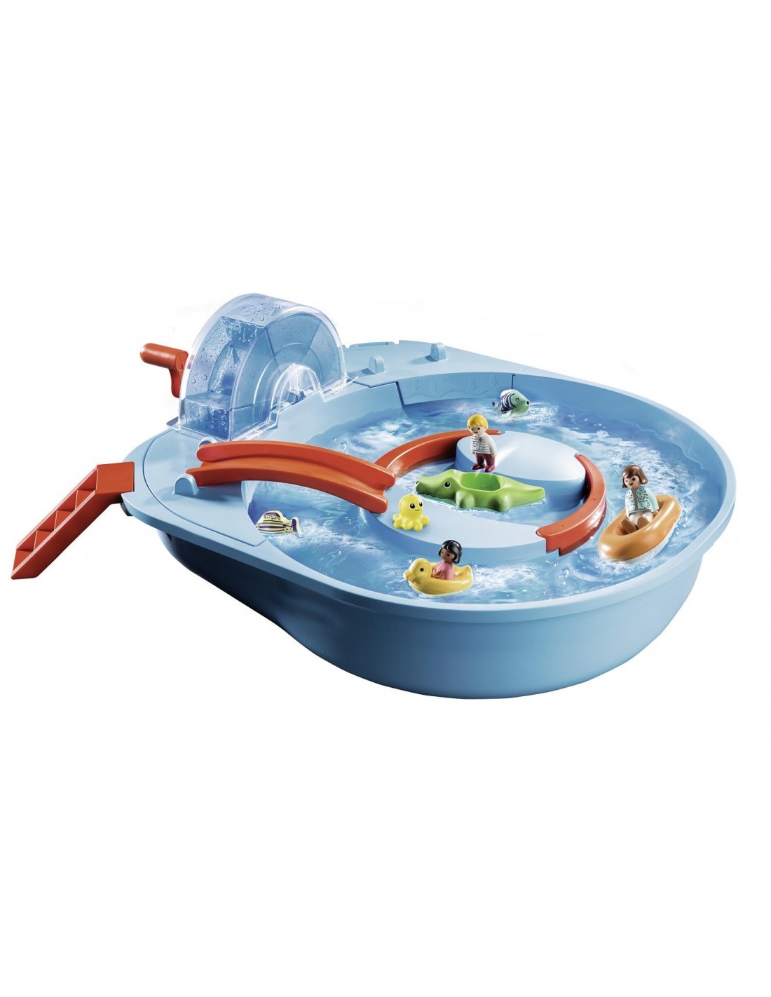 Playmobil 1.2.3 Αcqua Μεγάλο Aqua Park Με Νερόμυλο 70267 - Playmobil, Playmobil 1.2.3