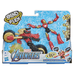 Marvel Avengers Bend And Flex, Flex Rider Iron Man Και Μοτοσικλέτα 2 Σε 1 F0244 F0244 - Avengers