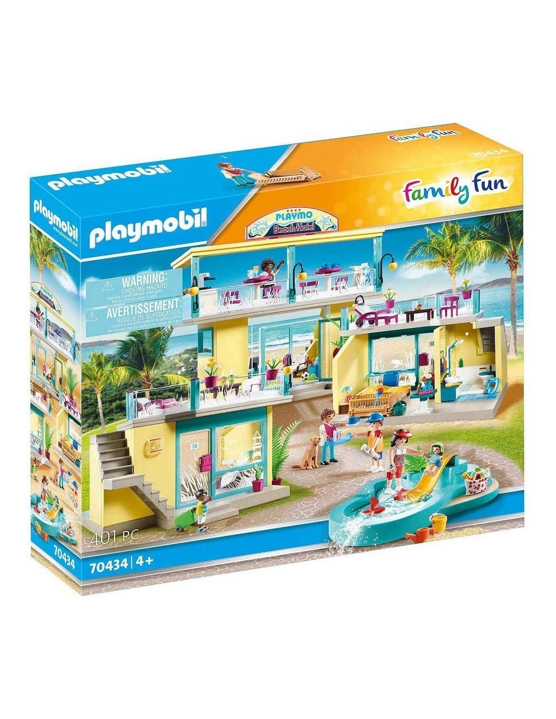 Playmobil Family Fun Παραθαλάσσιο Ξενοδοχείο 70434 - Playmobil, Playmobil Family Fun