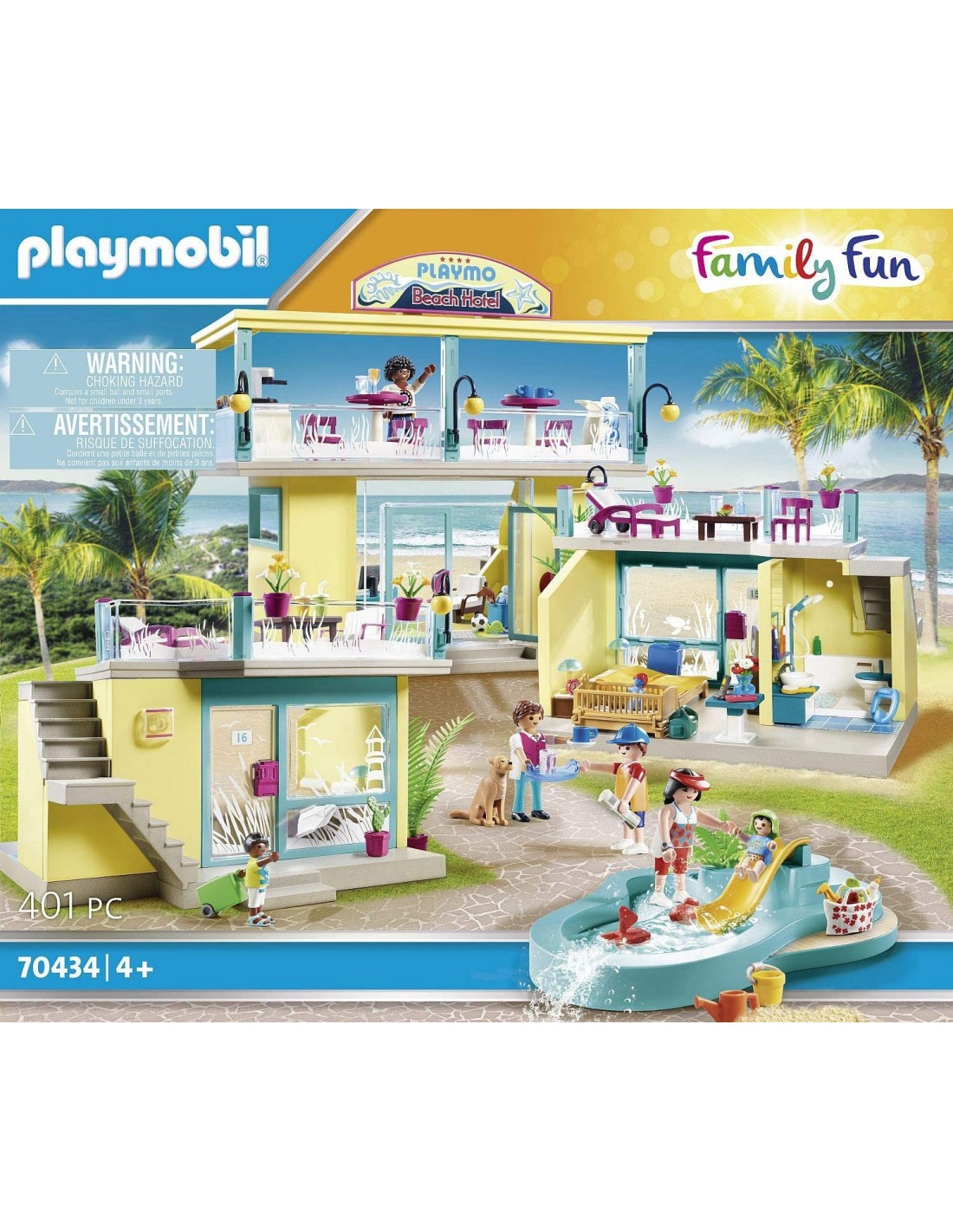 Playmobil Family Fun Παραθαλάσσιο Ξενοδοχείο 70434 - Playmobil, Playmobil Family Fun