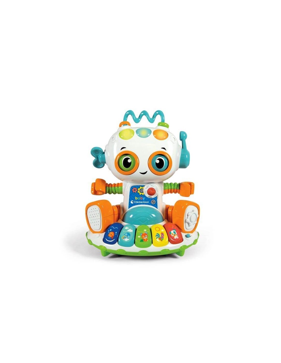 Baby Clementoni Βρεφικό Παιχνίδι Baby Robot Μιλάει Ελληνικά 1000-63330 - Baby Clementoni