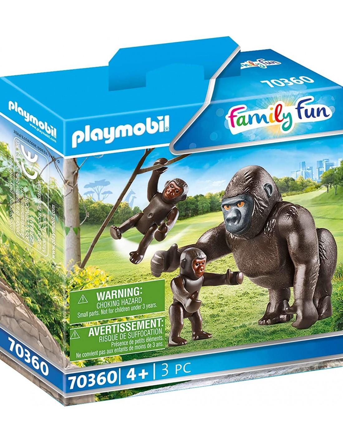 Playmobil Family Fun Οικογένεια Από Γορίλλες 70360 - Playmobil, Playmobil Family Fun