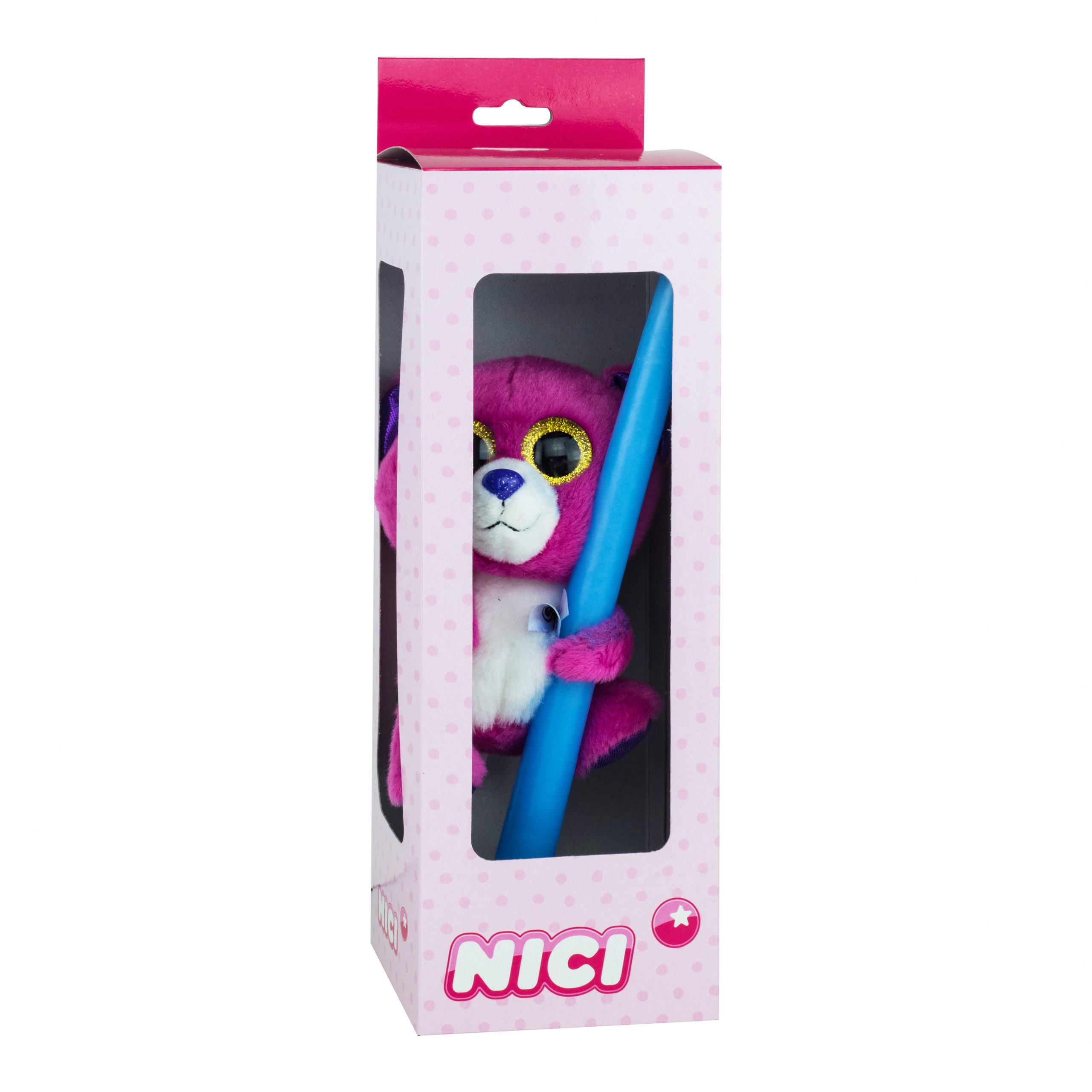 Nici Λαμπάδα με Λούτρινο  Bear Briggy 15cm 805-45553 - nici