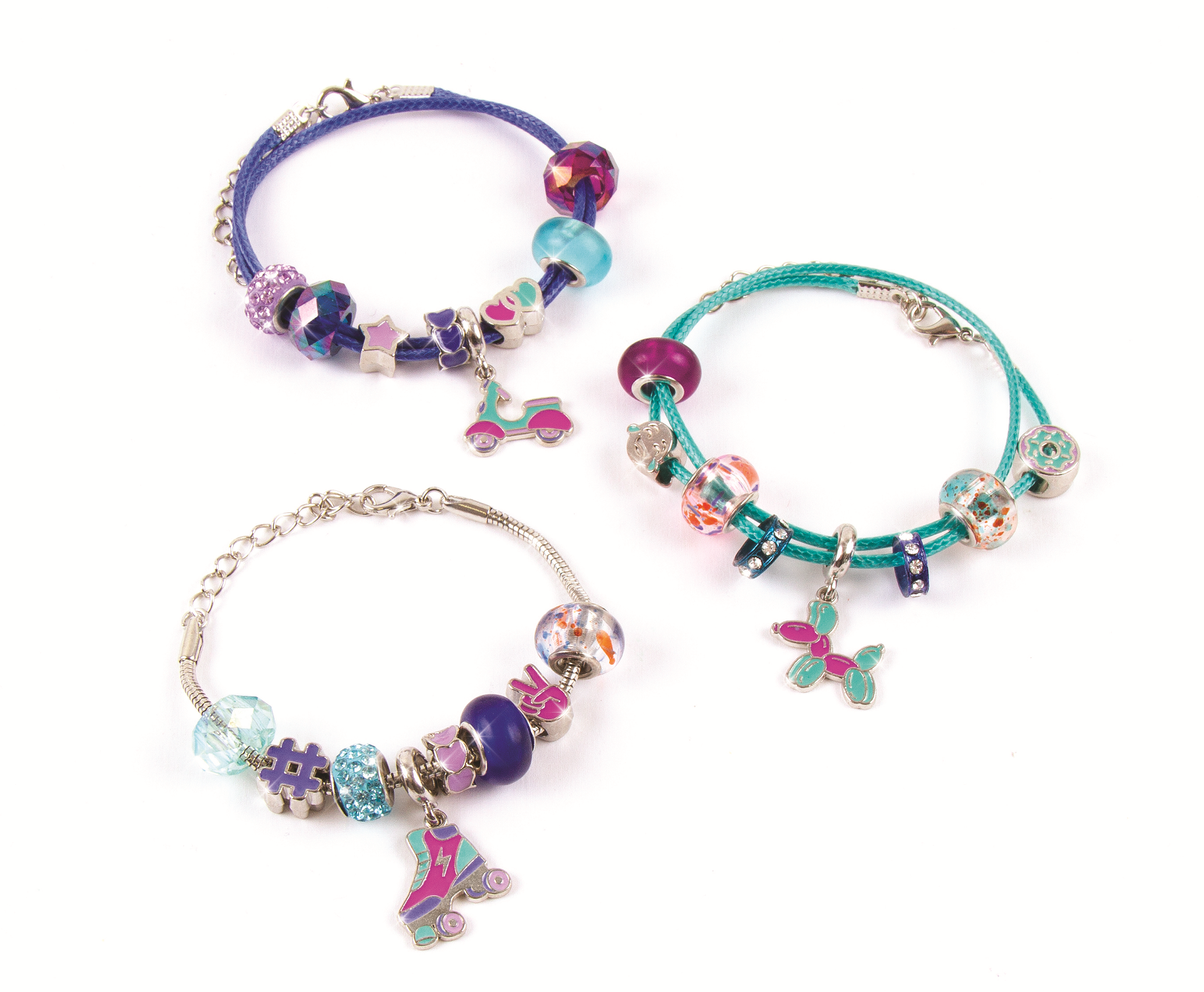 Make it Real - Halo Charms Bracelets: True Blue (1721) - Make it Real