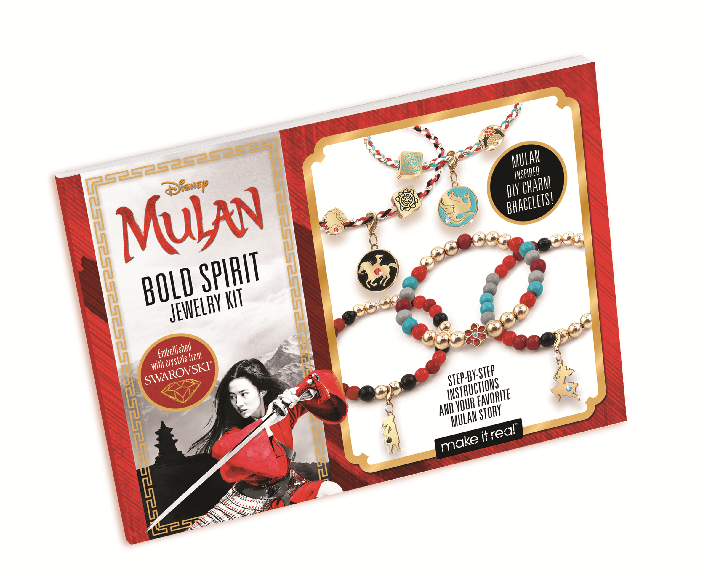 Make it Real - Mulan Bold Spirit Jewelry KitWith Swarovski ® (4383) - Make it Real