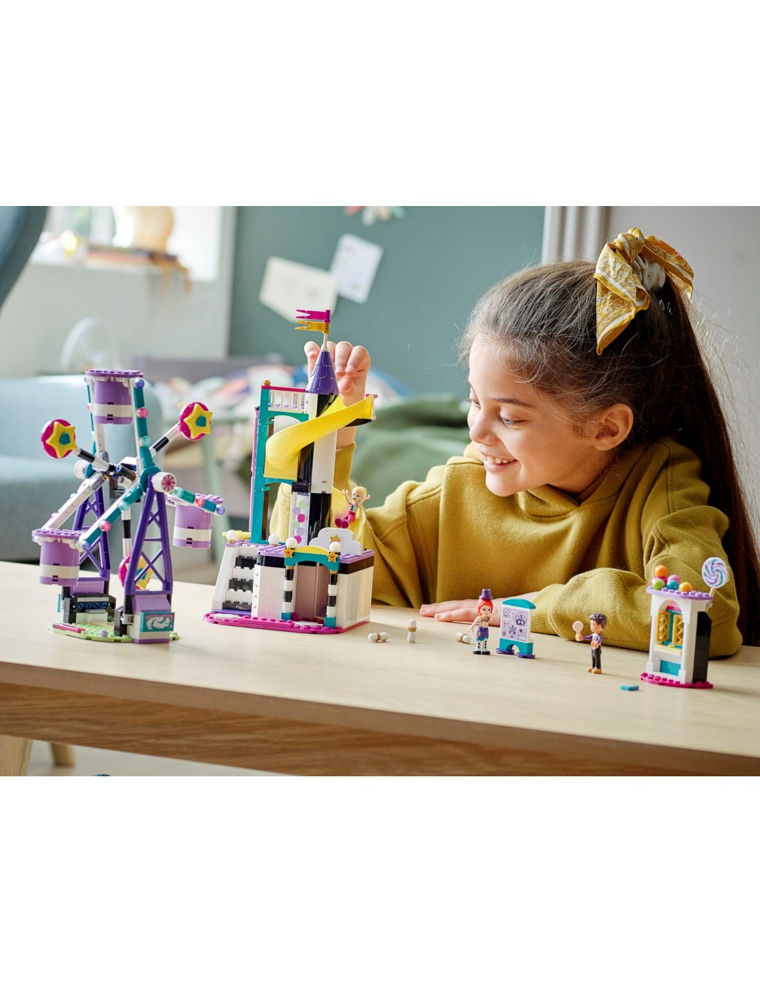 LEGO Friends Μαγική Ρόδα Λούνα Παρκ και Τσουλήθρα 41689 φωτογραφία