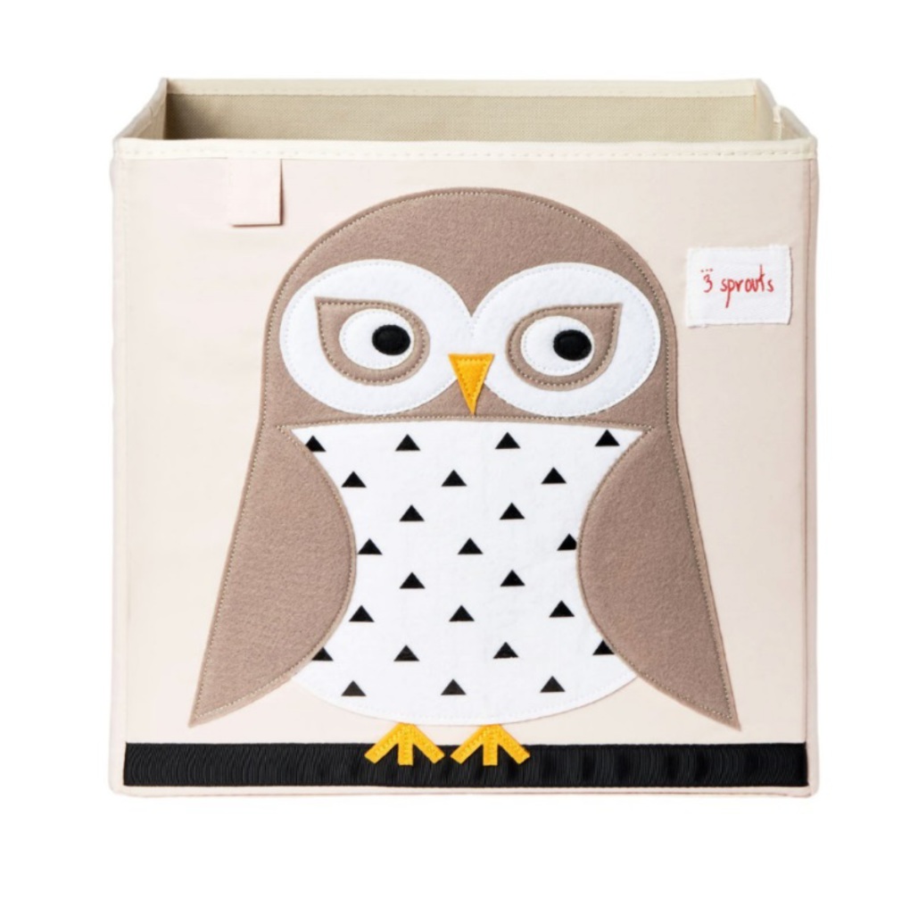 3Sprouts 3Sprouts Κουτί Αποθήκευσης- Owl
