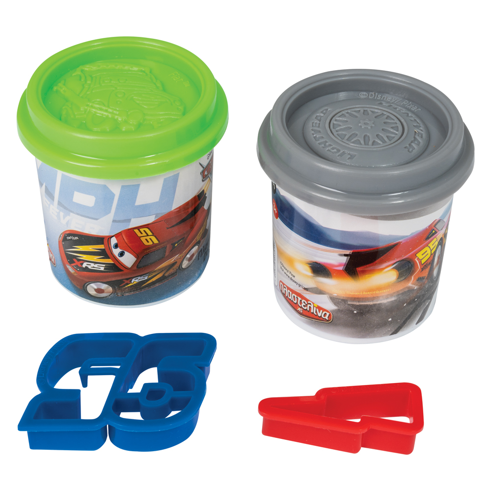 As Πλαστελίνα Cars Σετ 2 Βαζάκια 4oz με Cutters 1045-03551 φωτογραφία