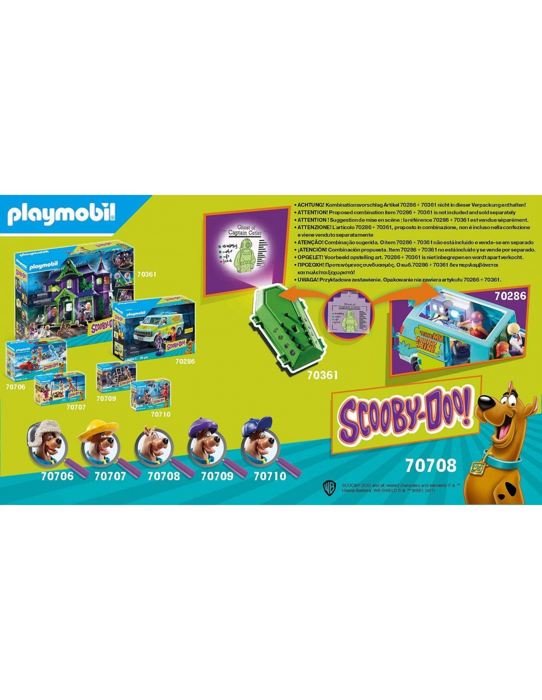Playmobil Scooby-Doo! 70708 Περιπέτεια με τον Ghost Diver φωτογραφία