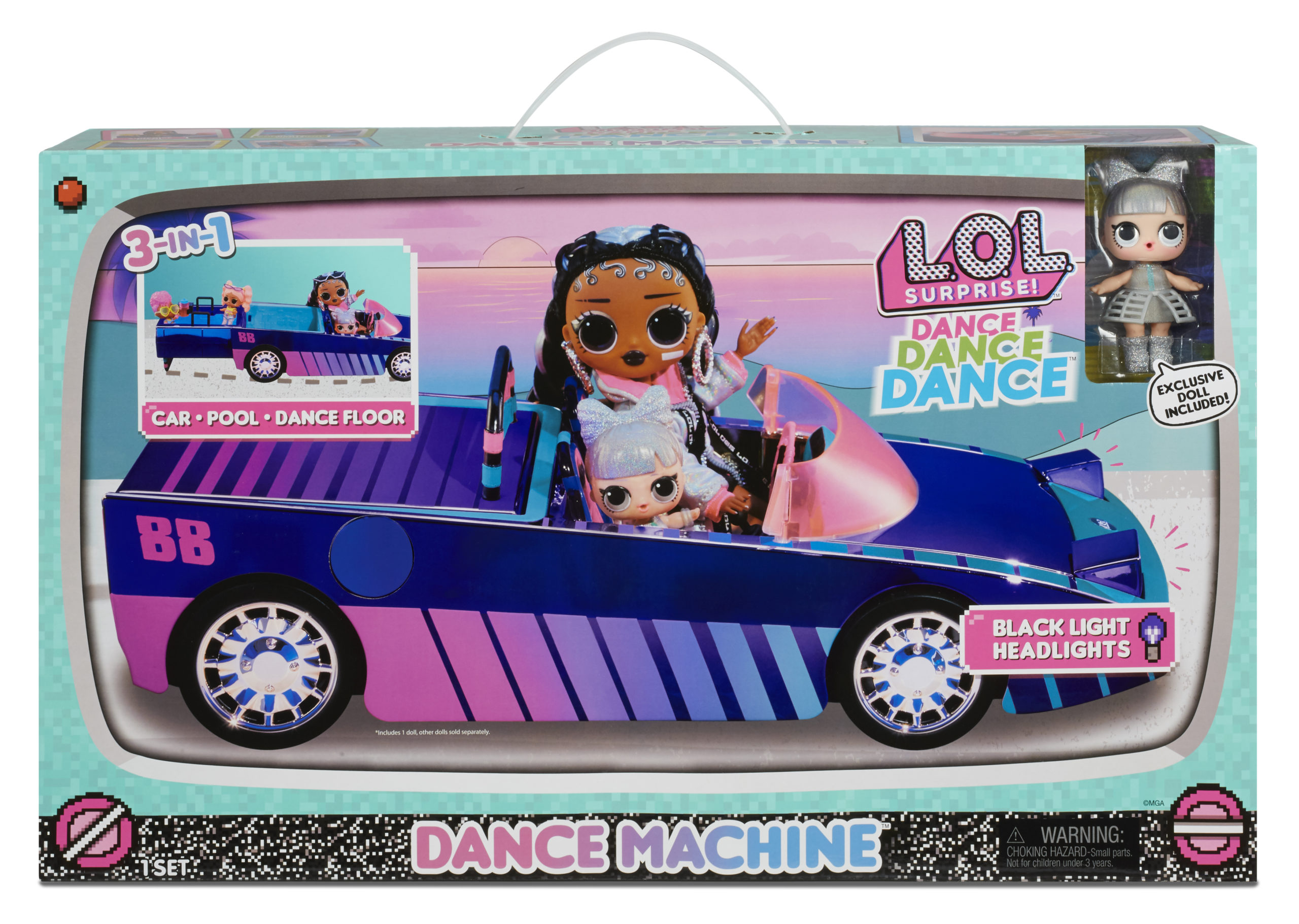 L.O.L. Surprise L.O.L Surprise Dance Machine Αυτοκίνητο 3 σε 1 117933EUC