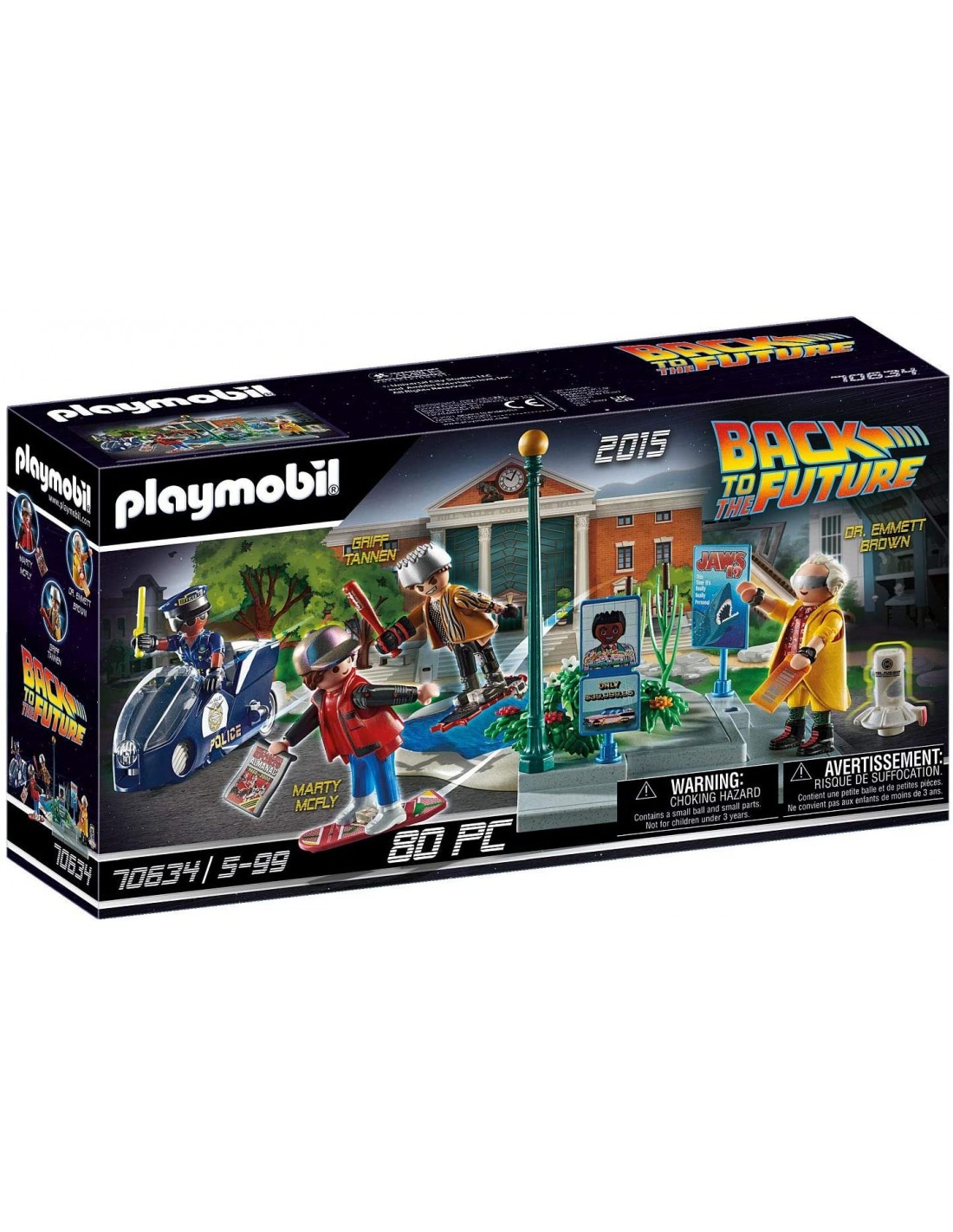 Playmobil Back To The Future, Playmobil Playmobil Back To The Future 70634 Περιπέτειες με τα Ιπτάμενα Πατίνια