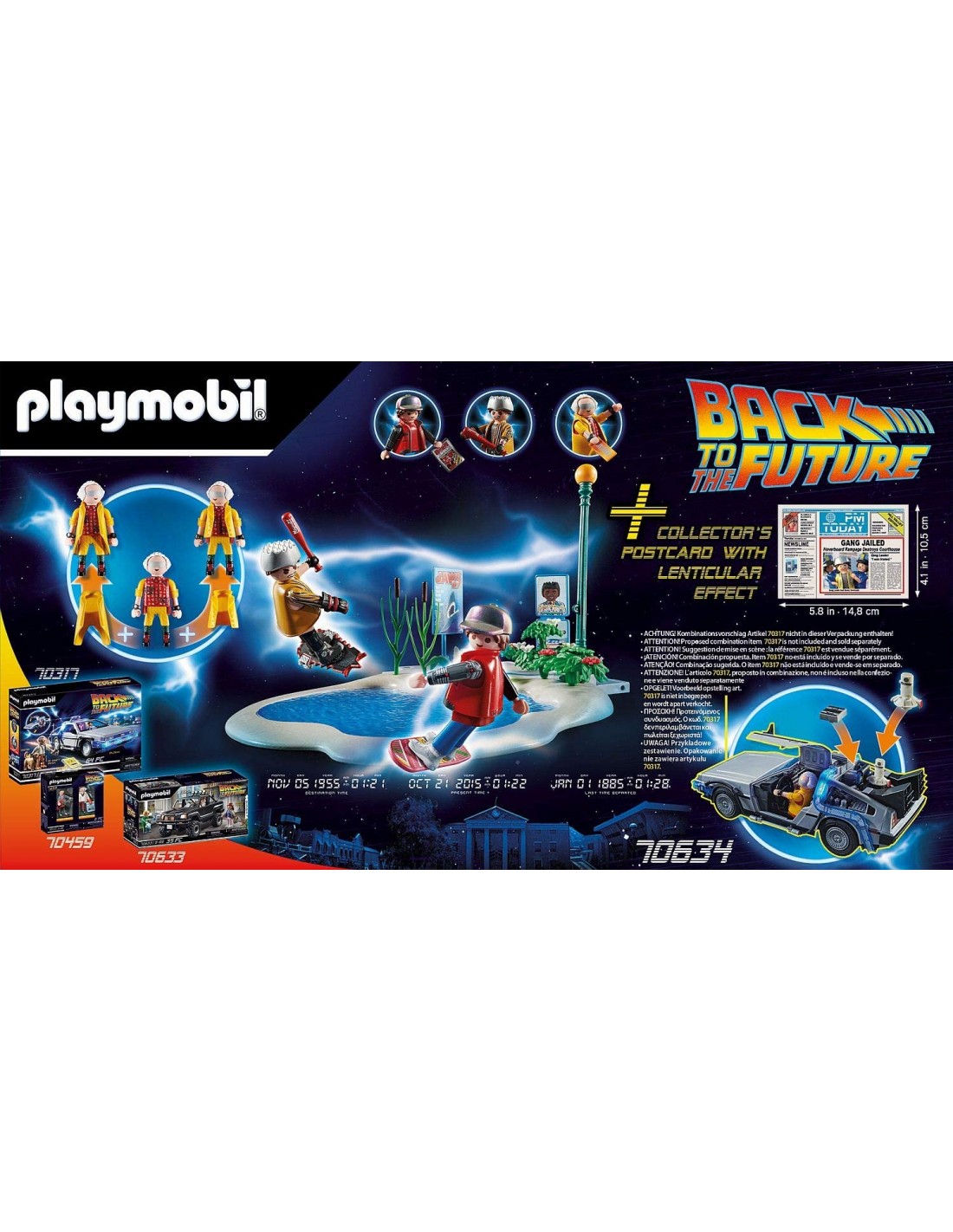 Playmobil Back To The Future 70634 Περιπέτειες με τα Ιπτάμενα Πατίνια φωτογραφία