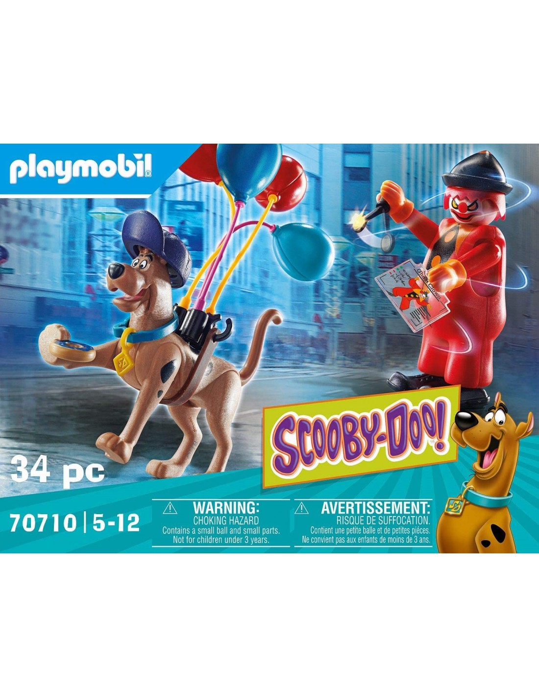 Playmobil Scooby-Doo! 70710 Περιπέτεια με τον Ghost Clown φωτογραφία