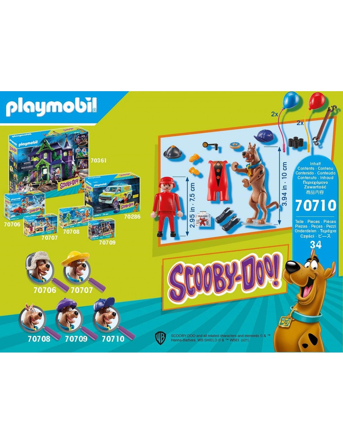 Playmobil Scooby-Doo! 70710 Περιπέτεια με τον Ghost Clown φωτογραφία