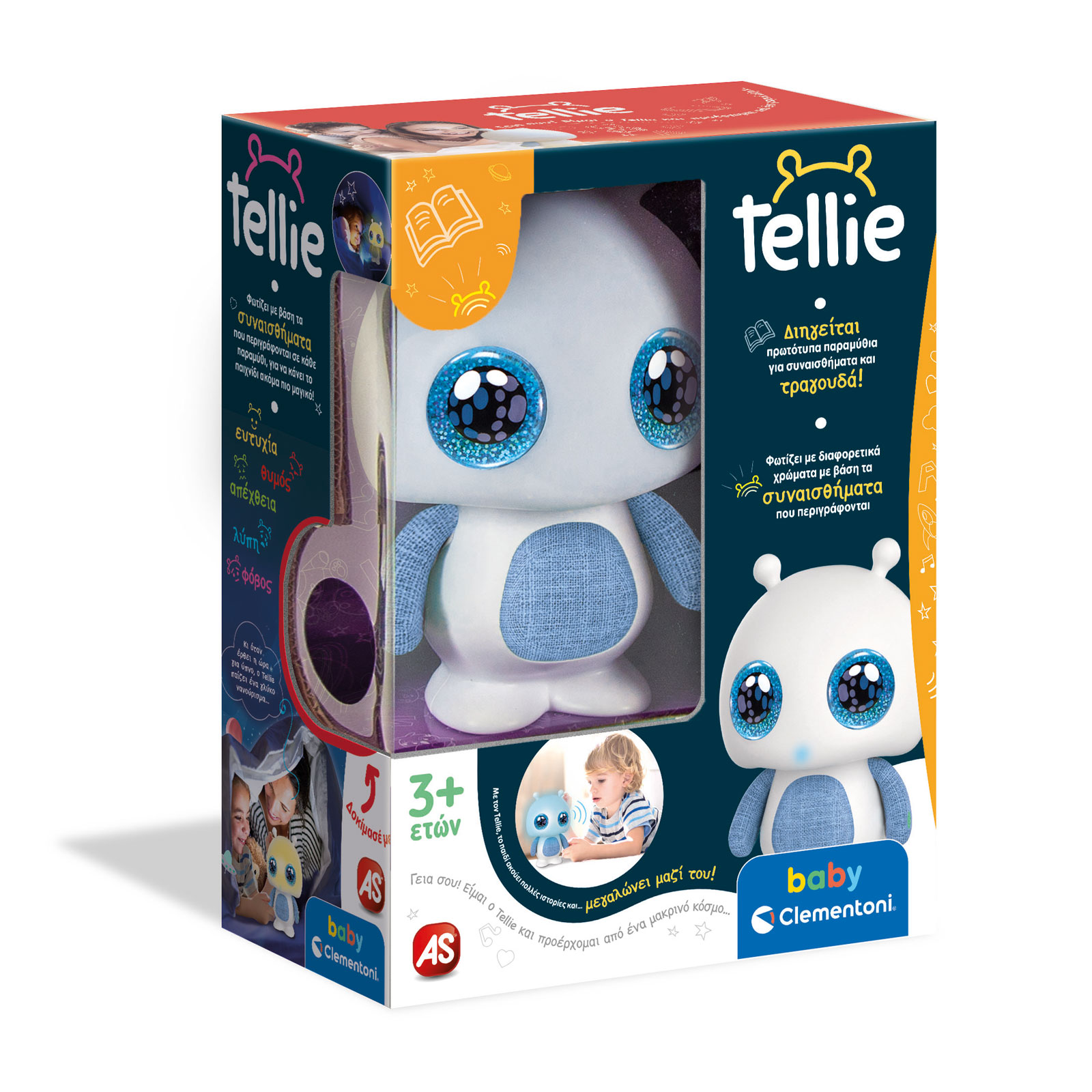 Baby Clementoni Baby Clementoni Βρεφικό Παιχνίδι tellie Τα Πρώτα Μου Παραμύθια 1000-63893