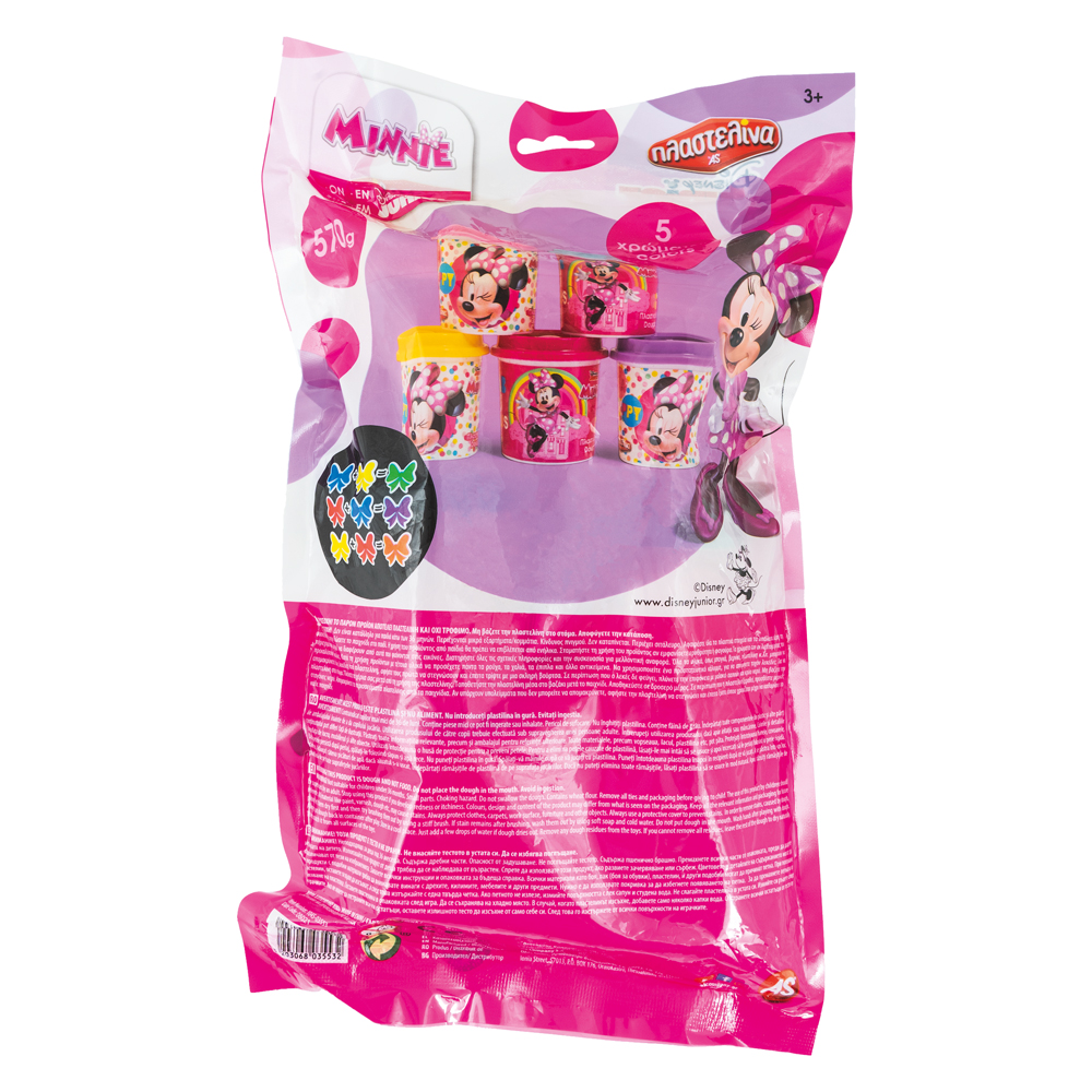 As Πλαστελίνα Minnie 5 βαζακια 4oz Σε Σακουλάκι 1045-03553 φωτογραφία