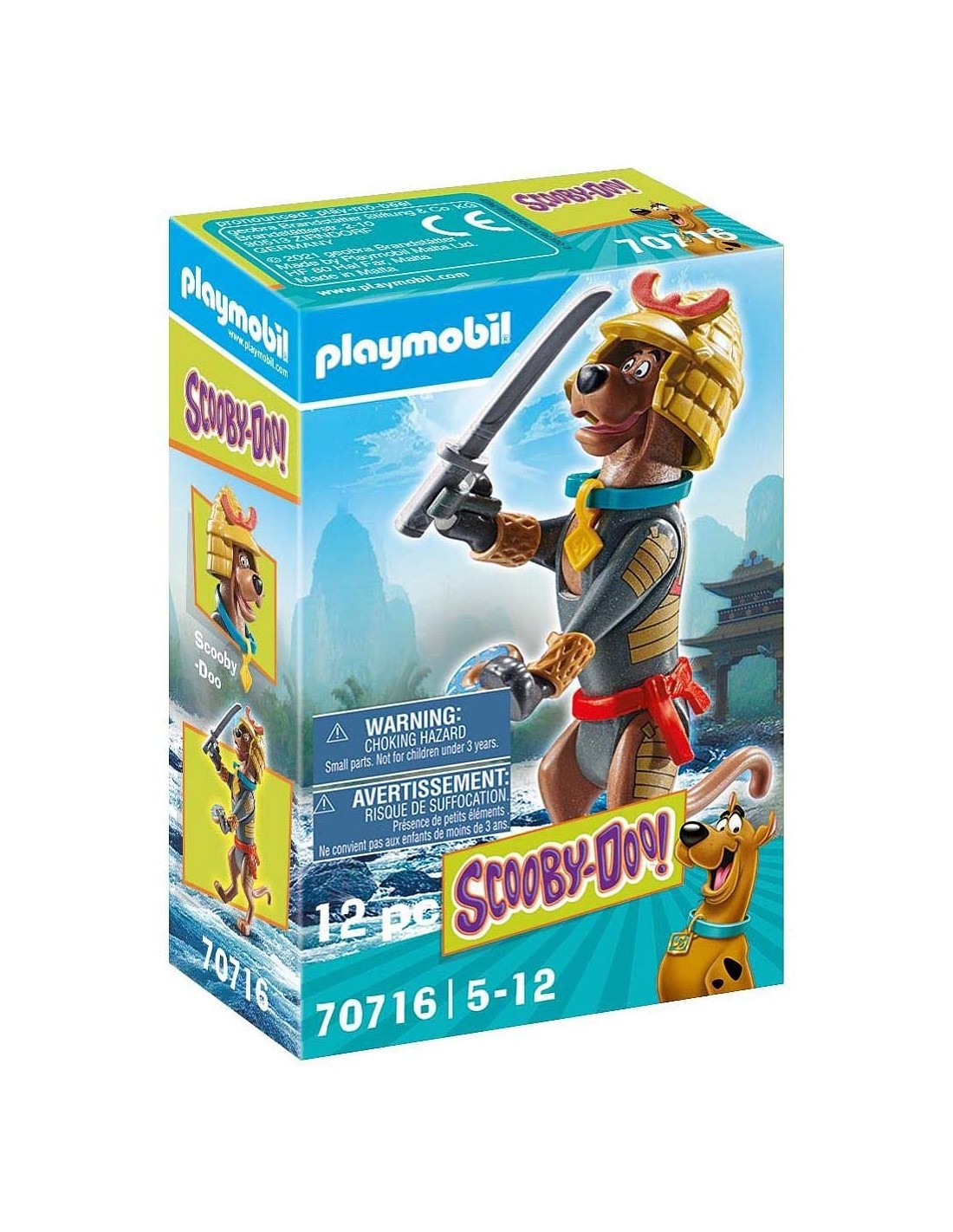 Playmobil Scooby-Doo, Playmobil Playmobil Scooby-Doo! 70716 Συλλεκτική φιγούρα Scooby Σαμουράι