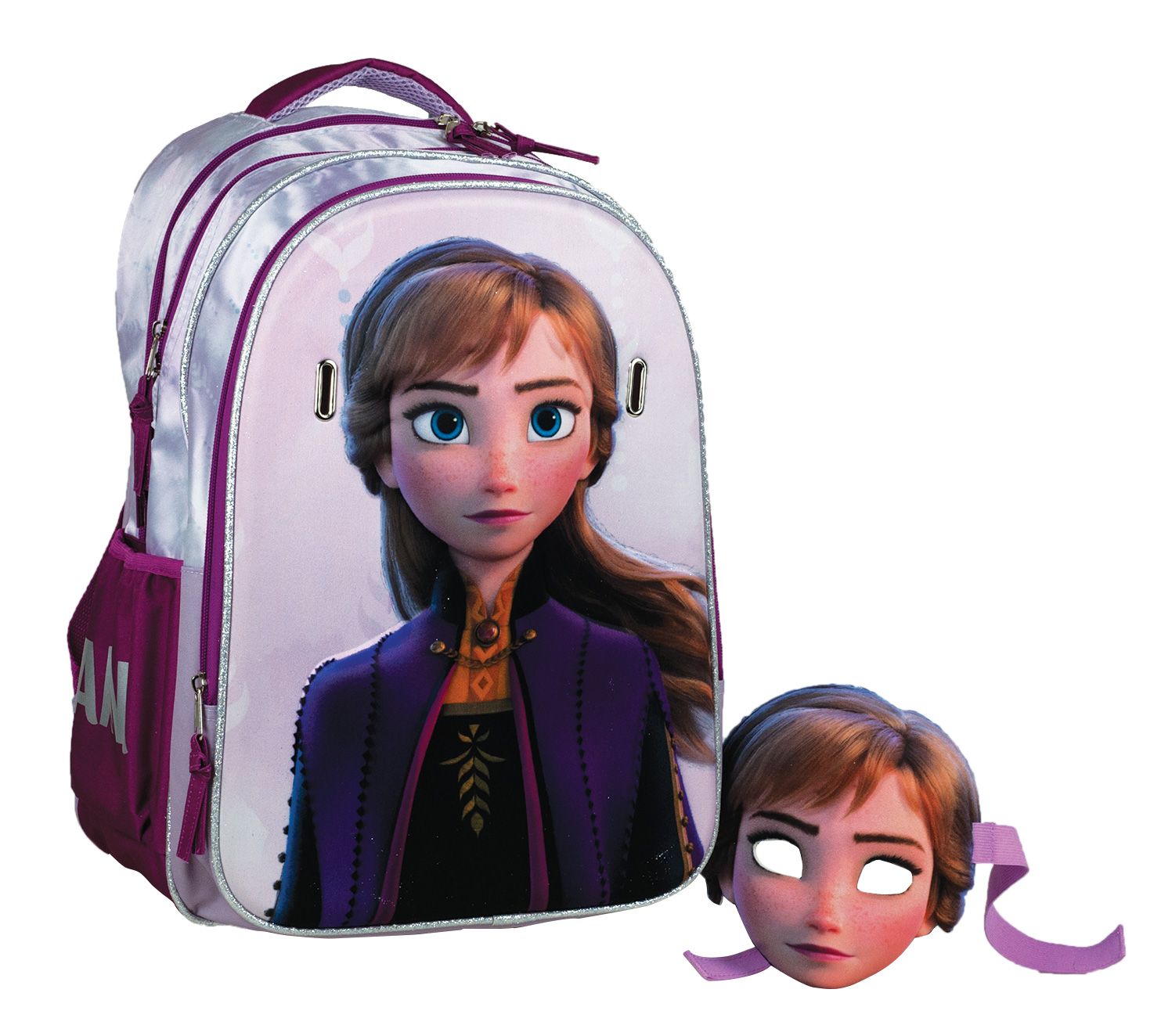 Gim Τσάντα  Δημοτικού Οβάλ Anna Frozen 2 _mask 341-65031 - Gim