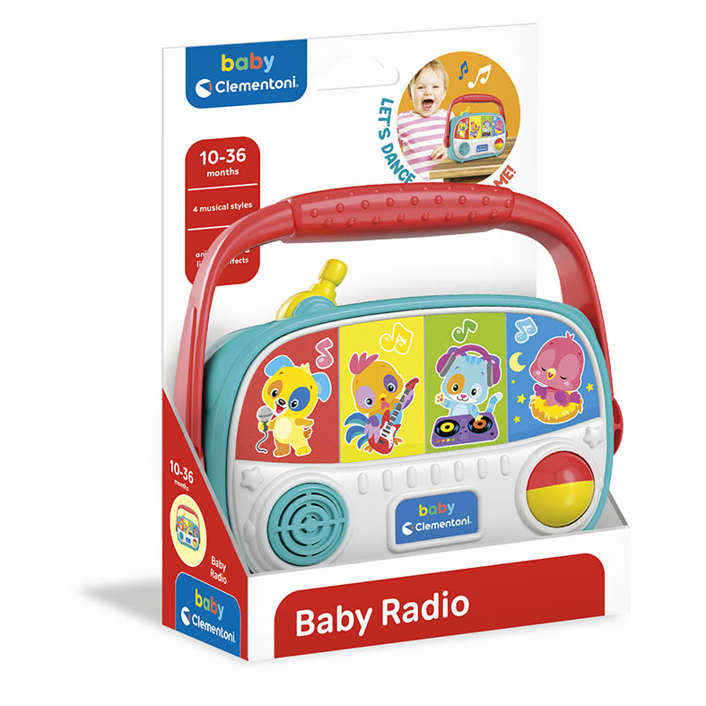 Baby Clementoni Baby Clementoni Βρεφικό Παιχνίδι baby Ραδιόφωνο 1000-17459