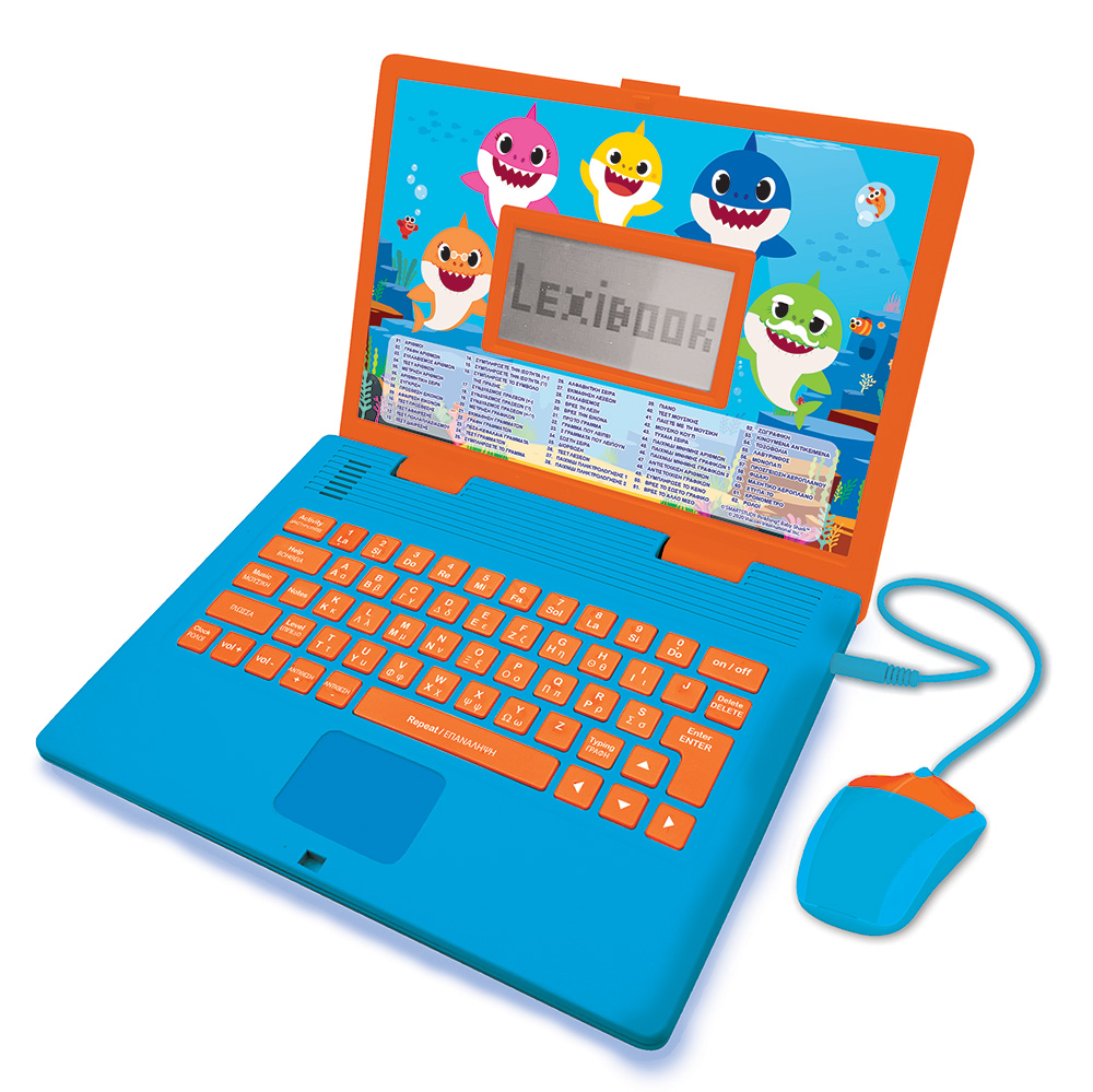 Lexibook Εκπαιδευτικό Δίγλωσσο Laptop Baby Shark 25.JC598BSI8 - Lexibook