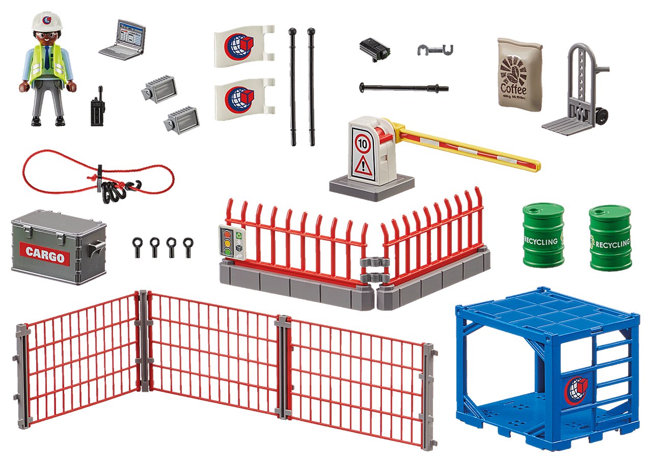 Playmobil City Action Σταθμός cargo 70773 φωτογραφία