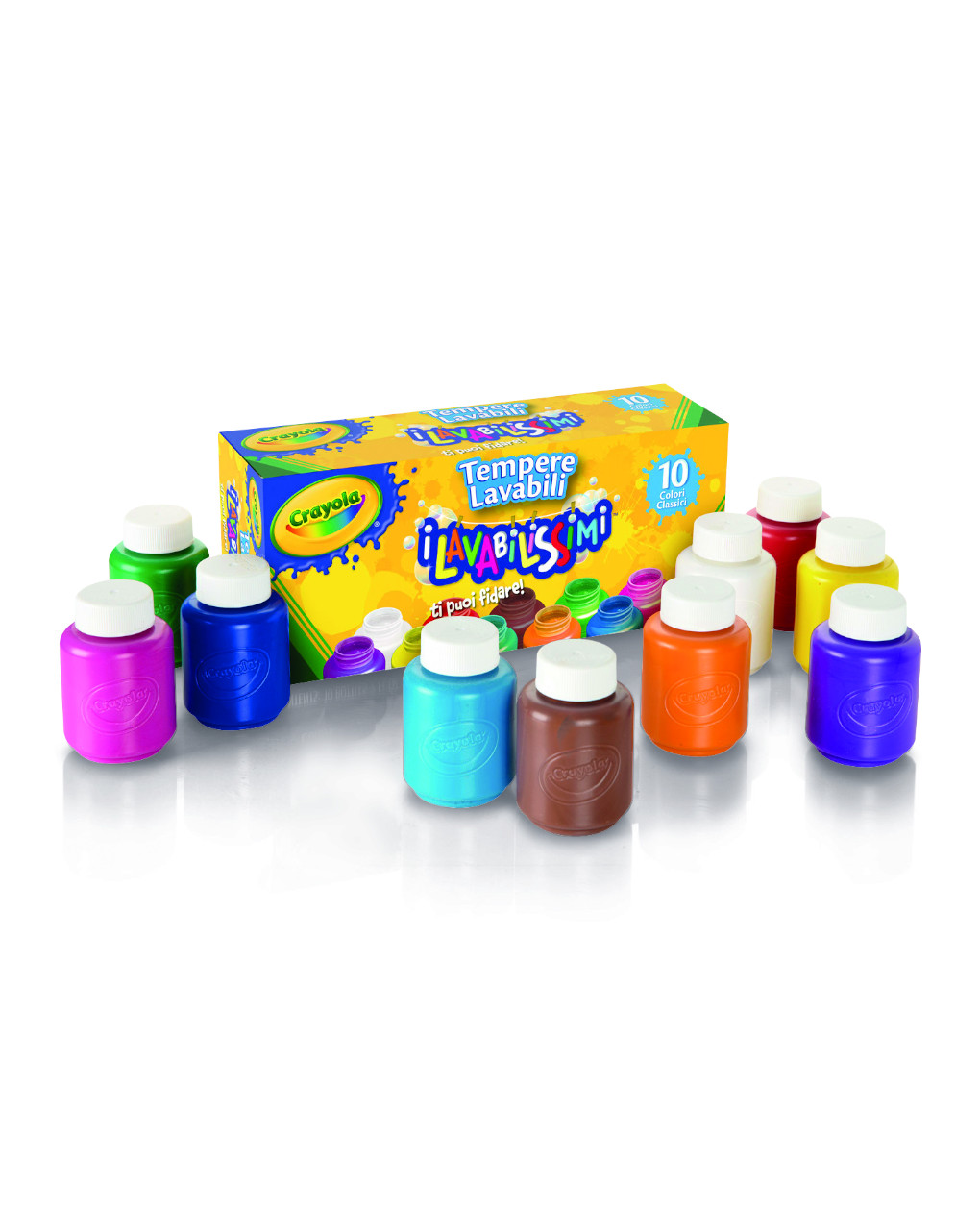 Crayola Crayola 10 Τέμπερες Εύκολα Πλενόμενες