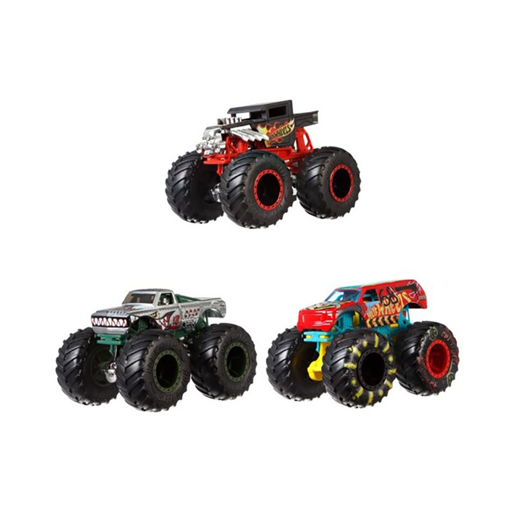 Hot Wheels Monster Trucks Όχημα με Αυτοκινητάκια GMJ18 φωτογραφία