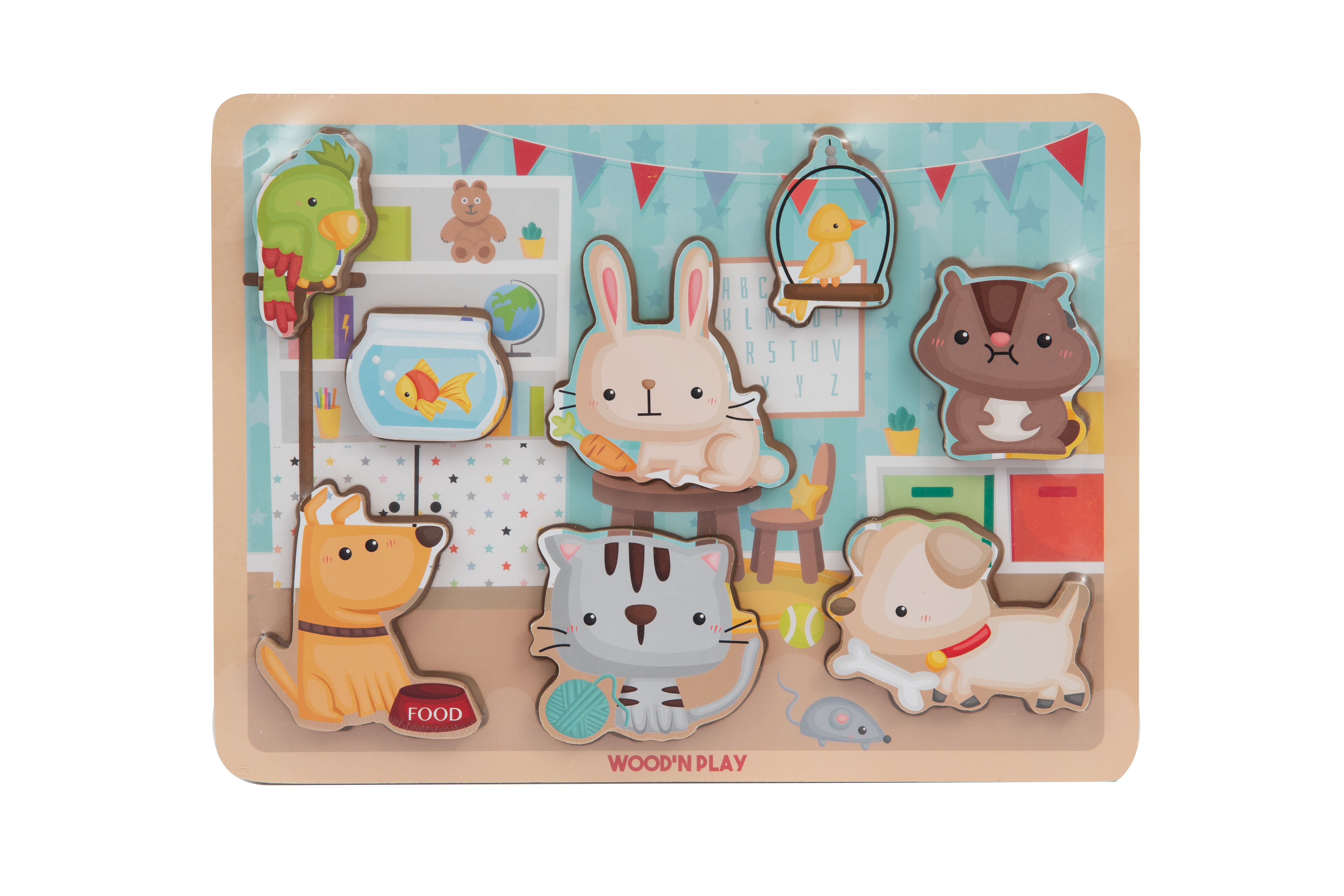 Wood n' Play Ξύλινα Παζλ 3D (6 Σχέδια) PRG00430 φωτογραφία