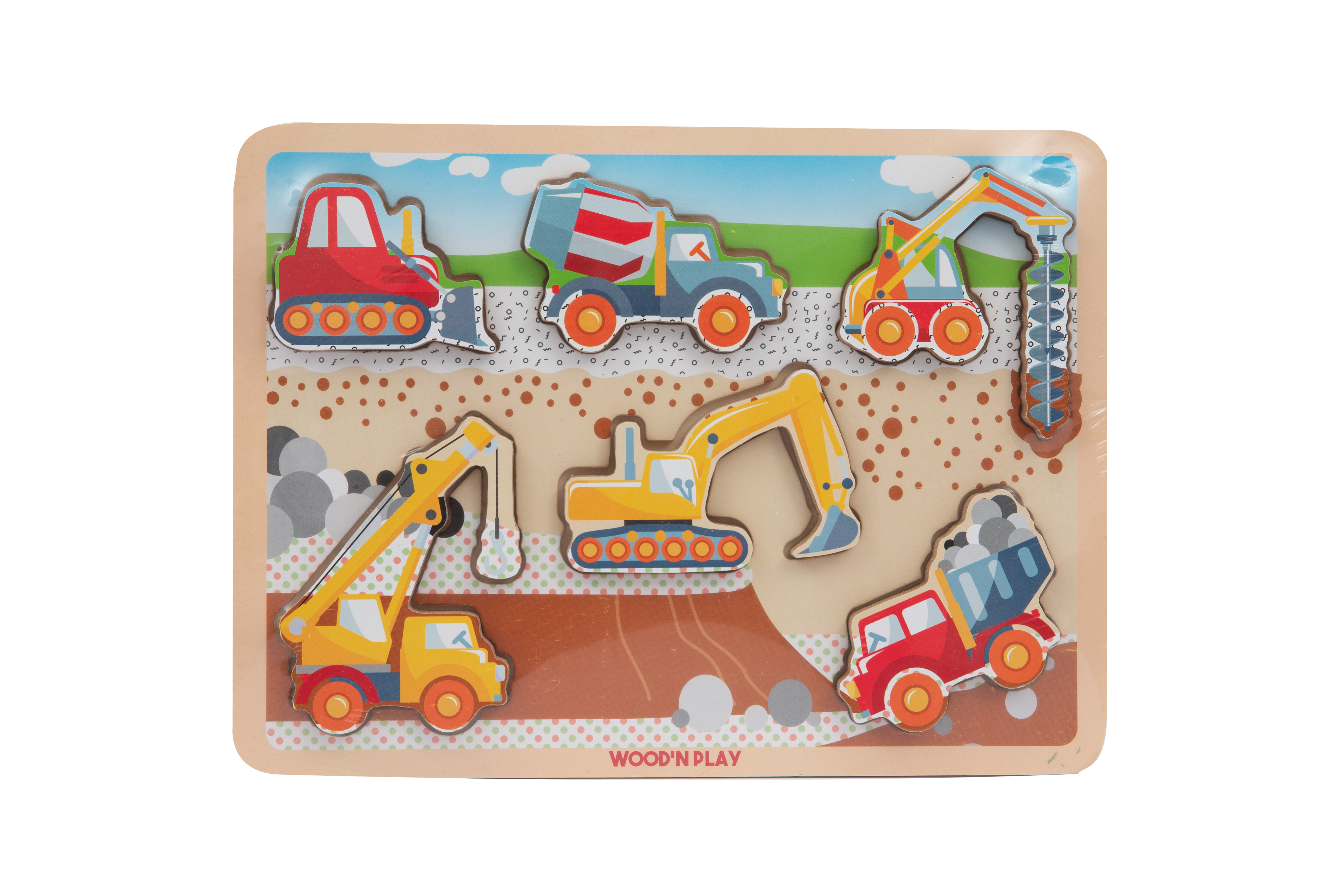 Wood n' Play Ξύλινα Παζλ 3D (6 Σχέδια) PRG00430 φωτογραφία