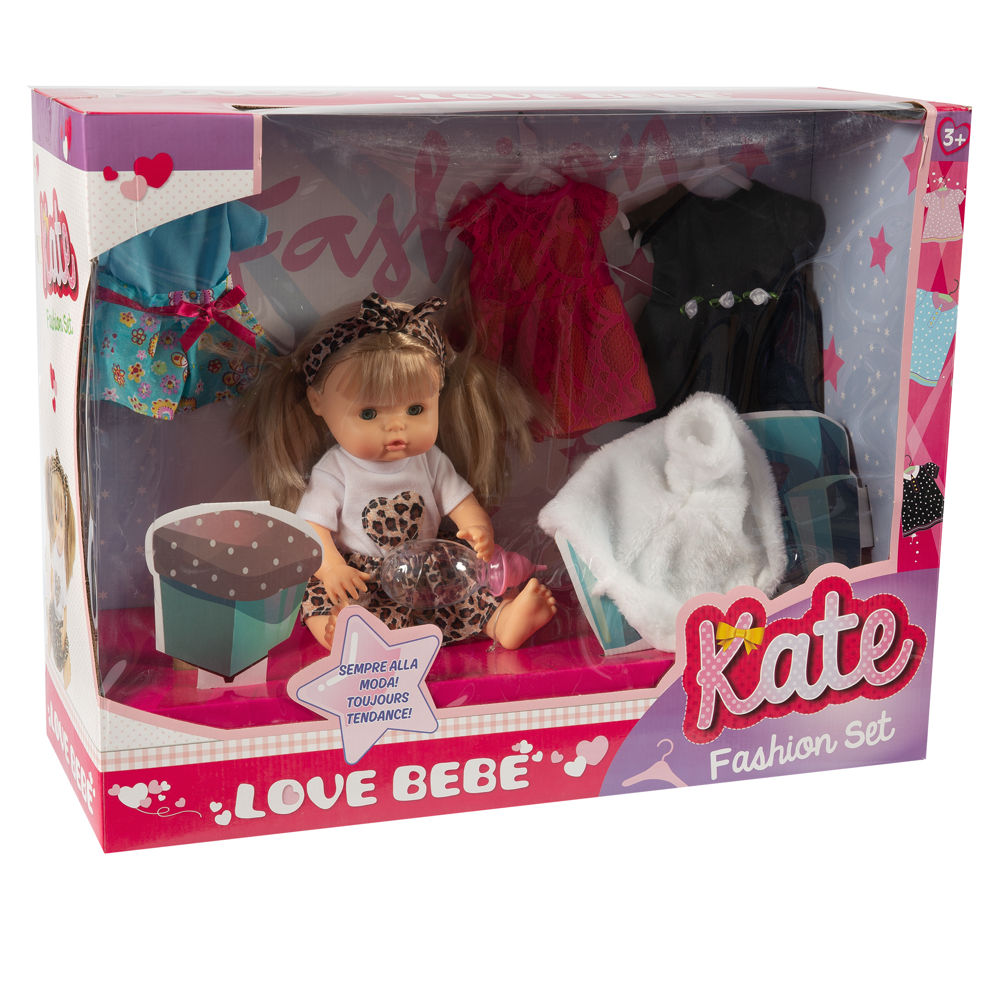 Love Bebé Κούκλα Kate με Ρούχα PRG00373 φωτογραφία