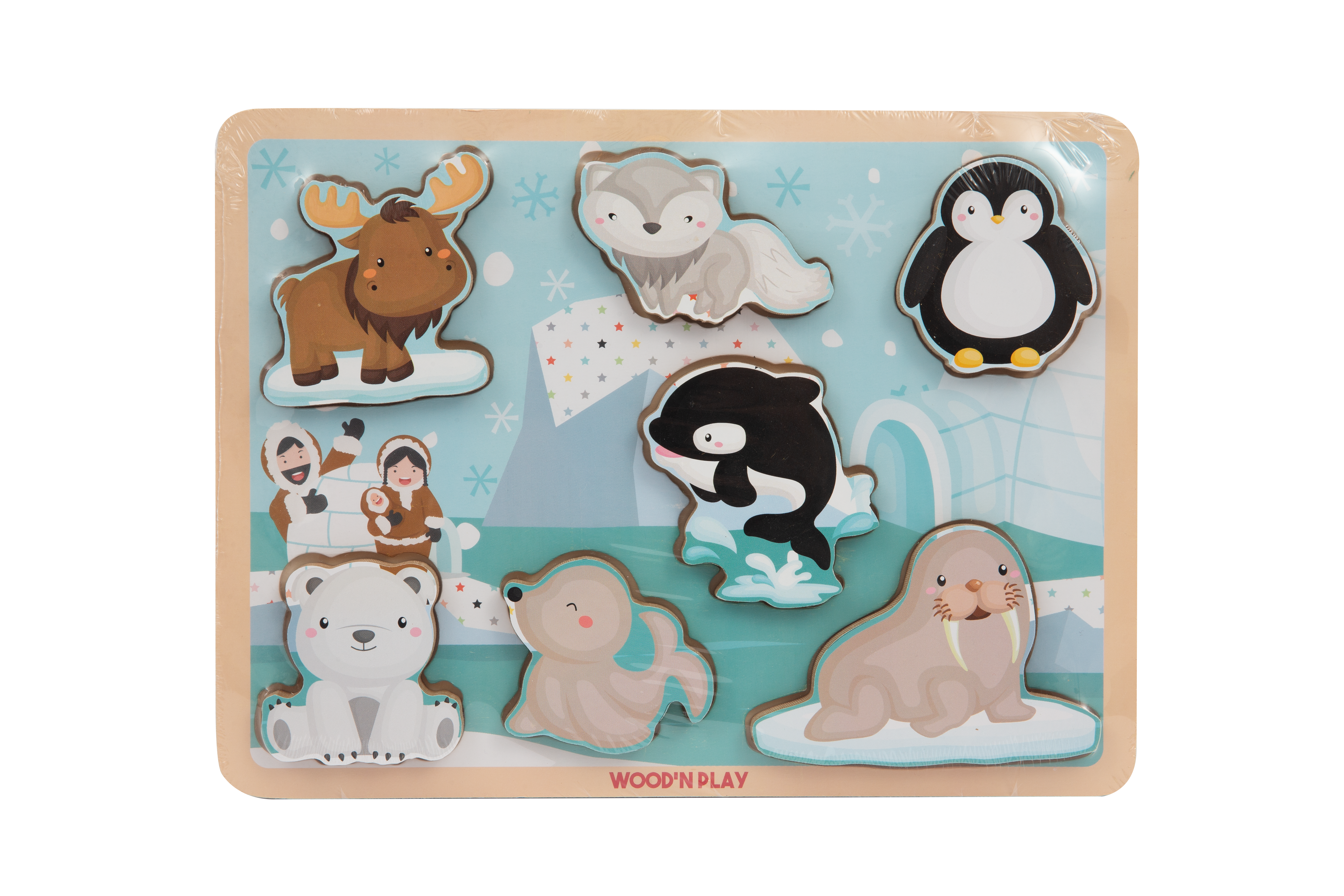 Wood n' Play Ξύλινα Παζλ 3D (6 Σχέδια) PRG00430 φωτογραφία