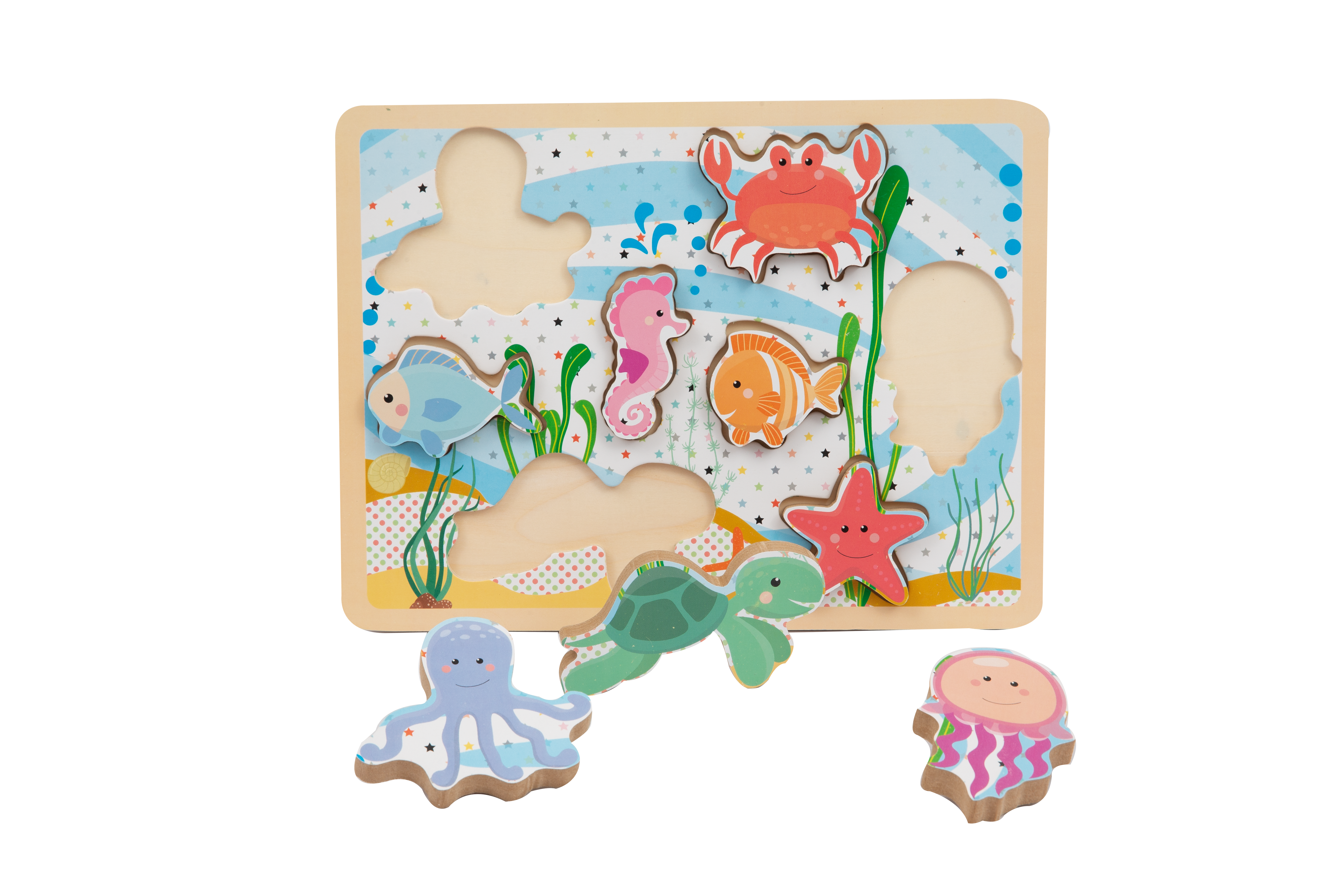 Wood n' Play Ξύλινα Παζλ 3D (6 Σχέδια) PRG00430 φωτογραφία