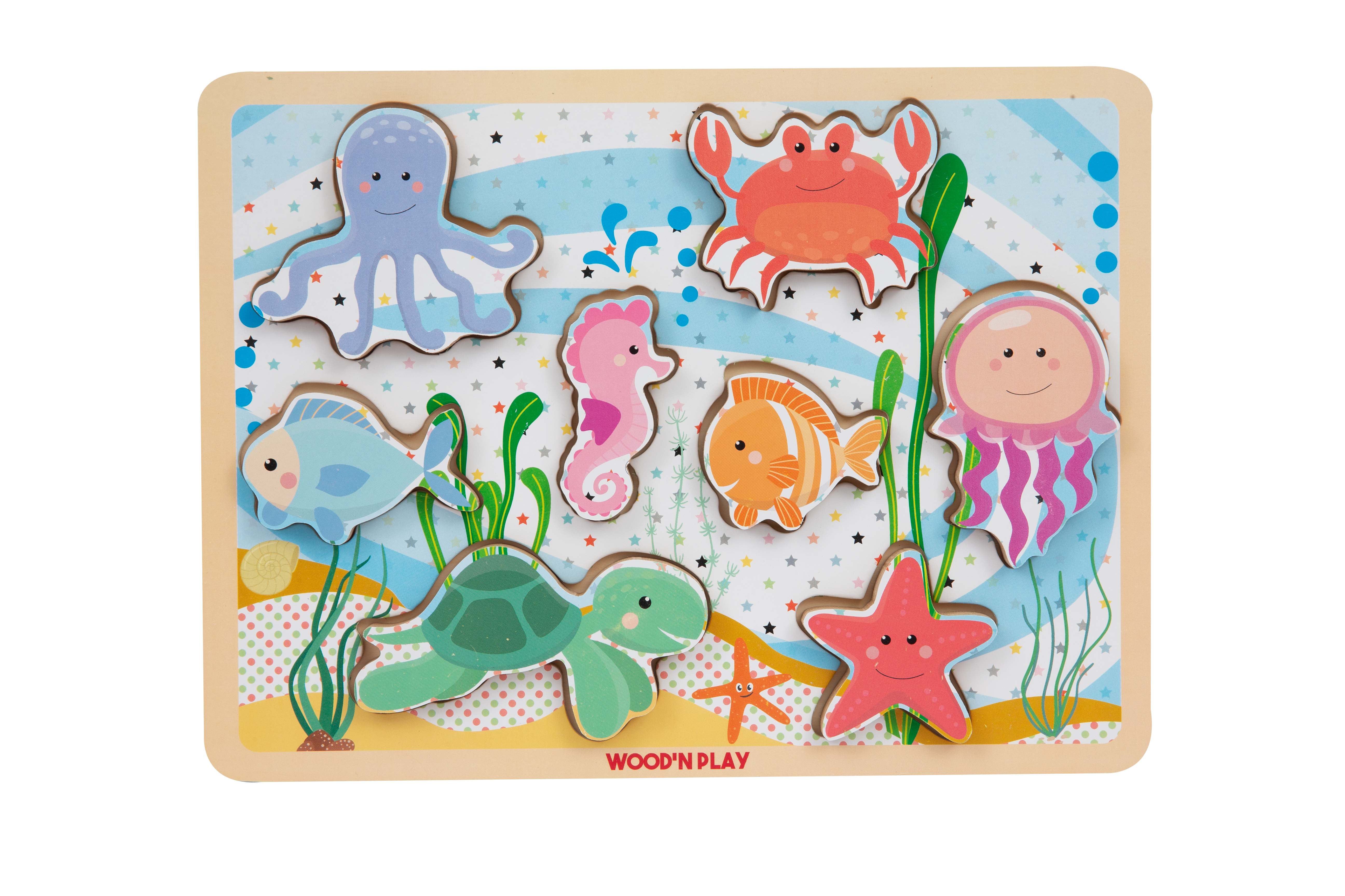 Wood n' Play Ξύλινα Παζλ 3D (6 Σχέδια) PRG00430 φωτογραφία